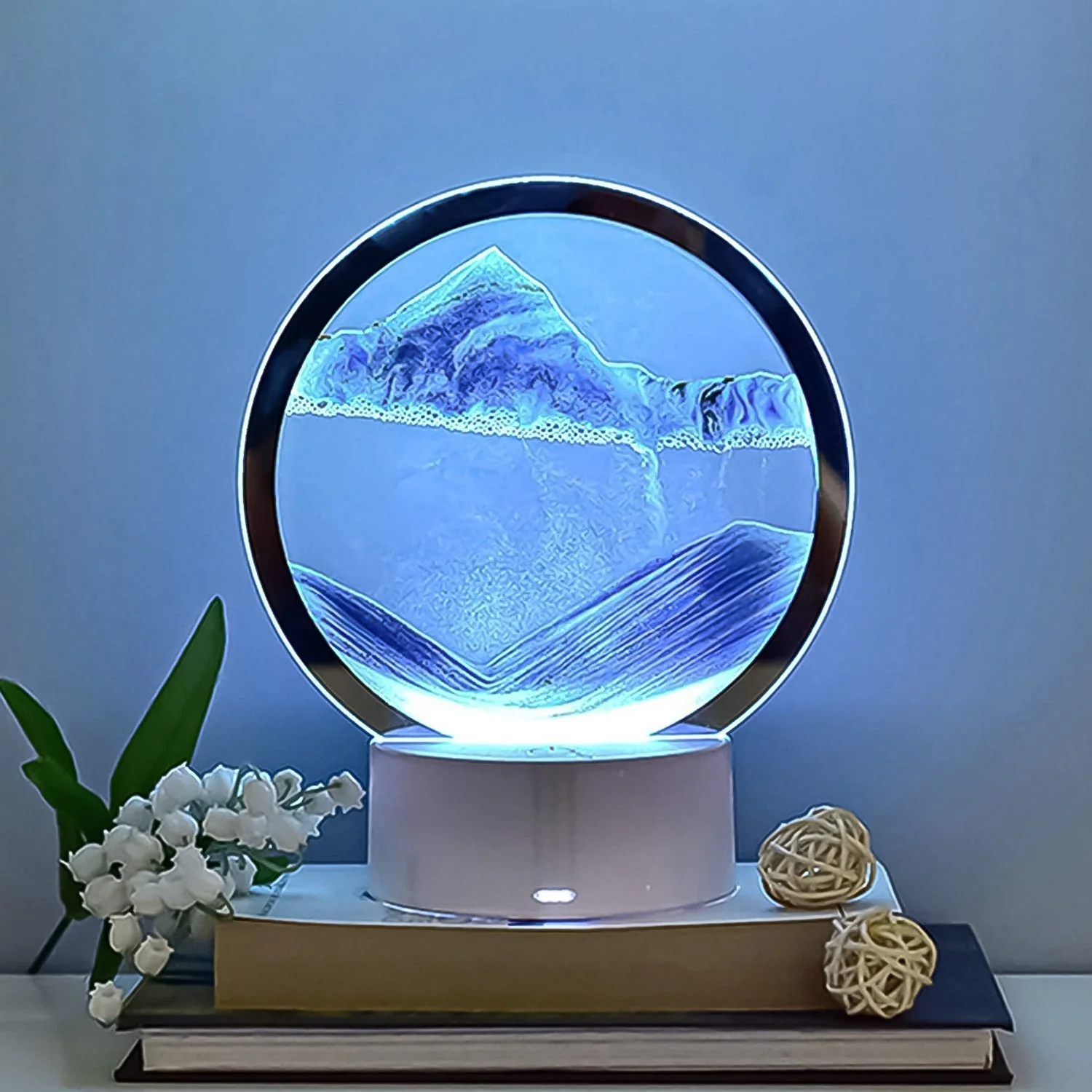 LED Rotating Sand Art Lamp