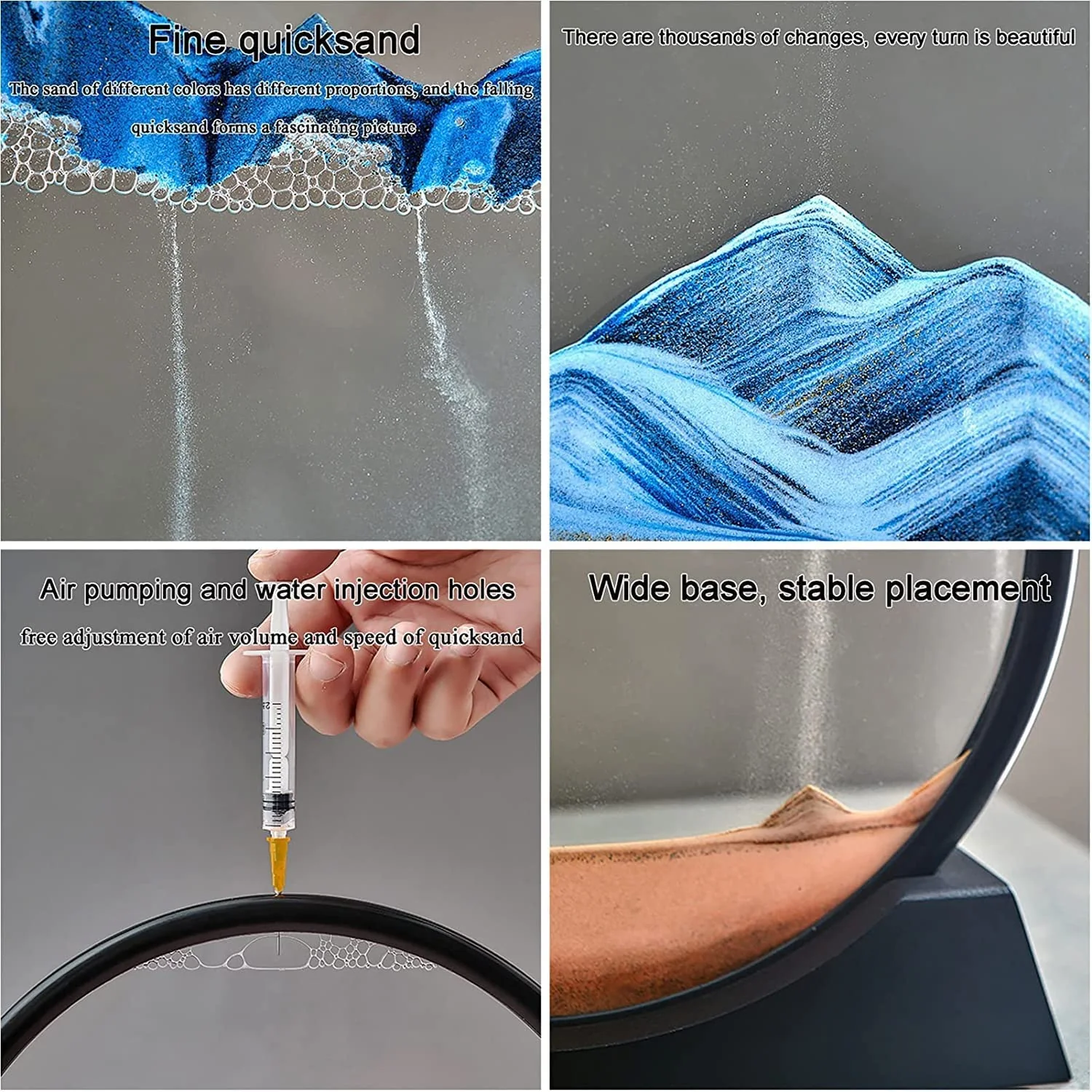 Moving Sand Art Decor, 