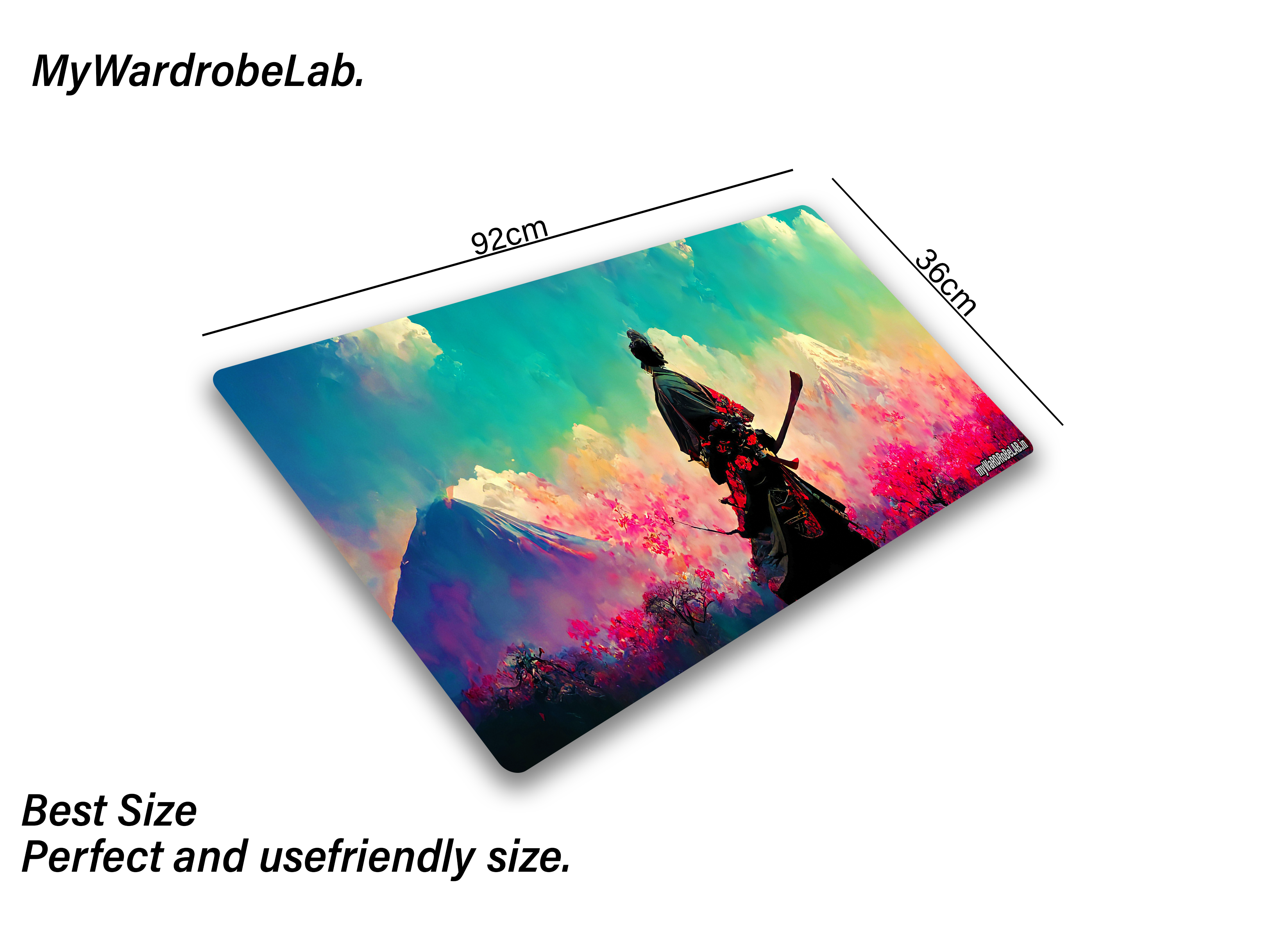 Epic Samurai Battlefields XXL Gaming Mouse Pad