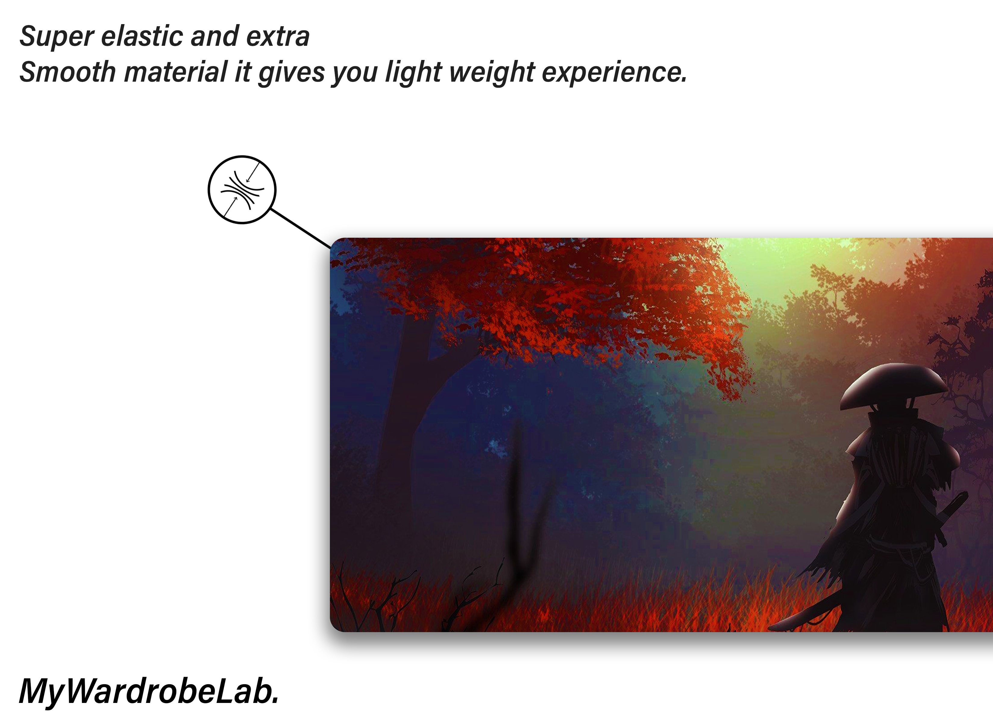 "Gaming Mouse Pad with Stunning Autumn Forest Design – Extra Large for Ultimate Desk Setup"