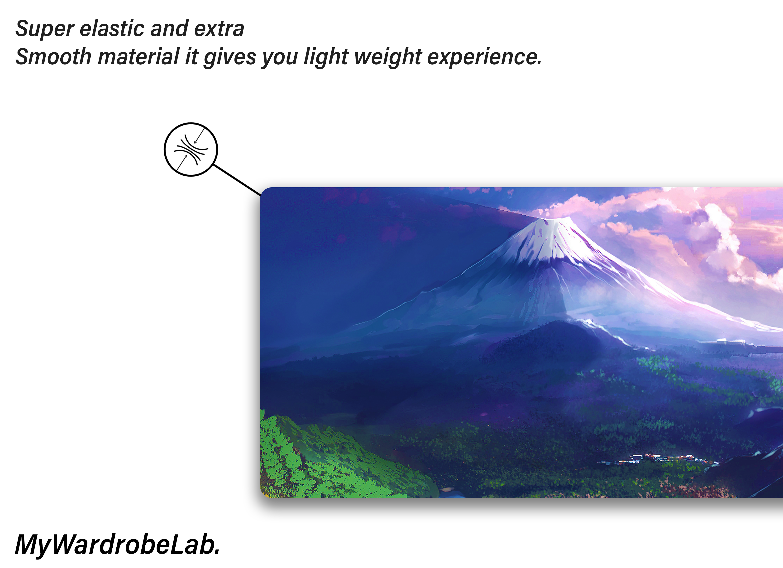 "Scenic Mountain View Gaming Mouse Pad – XXL Desk Mat for Enhanced PC Setup"