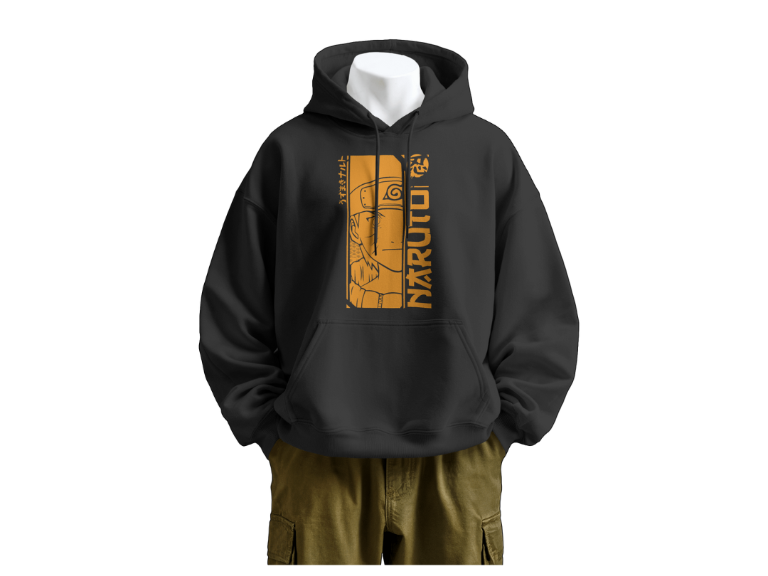 Naruto face card Hoodie