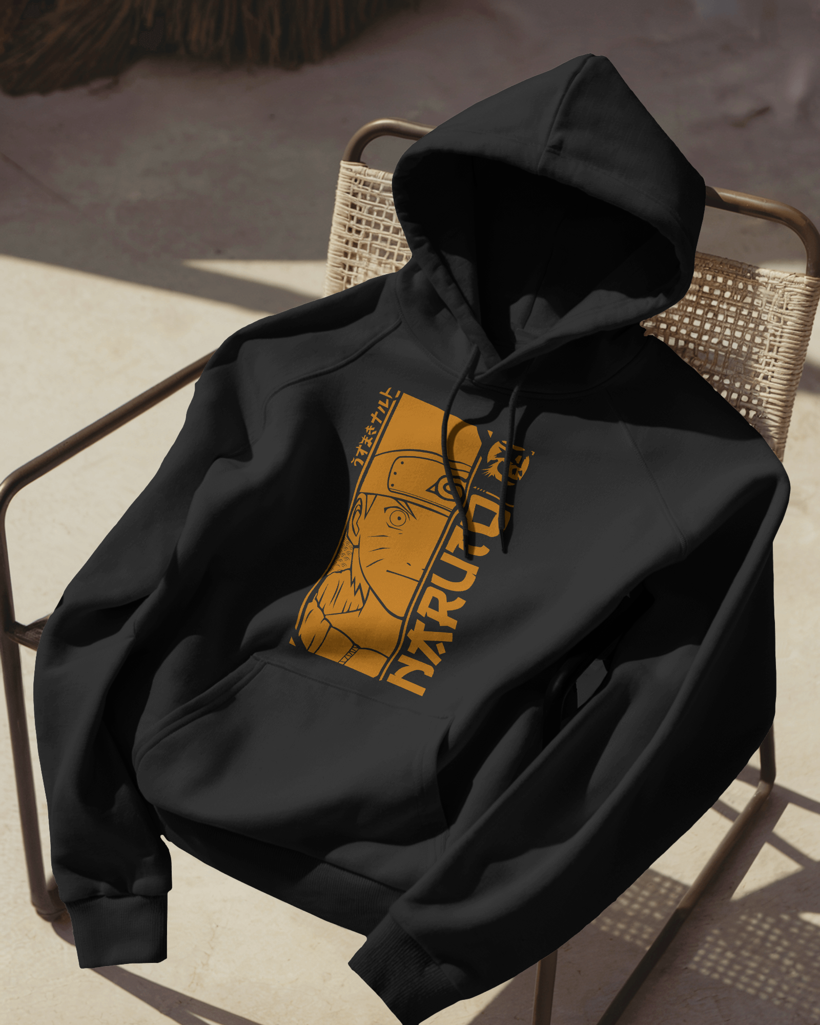 Naruto face card Hoodie