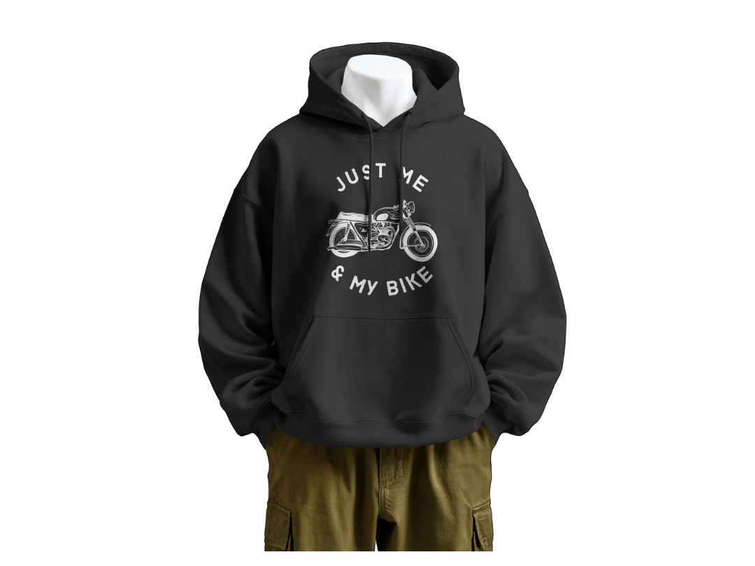 Just Me& my bike  Hoodie