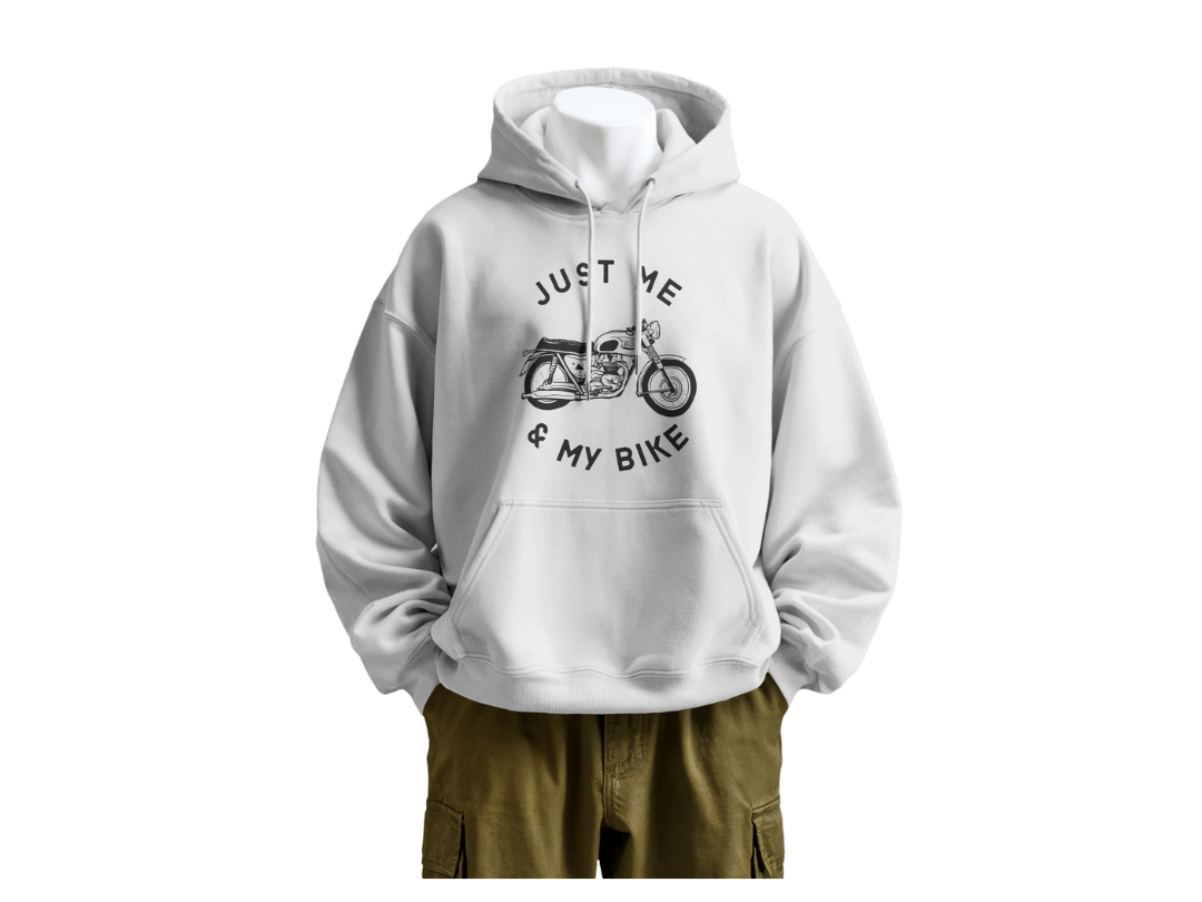 Just Me& my bike  Hoodie