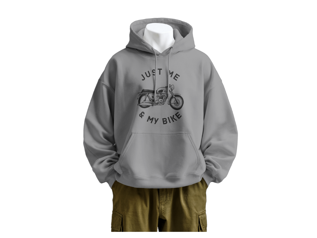Just Me& my bike  Hoodie