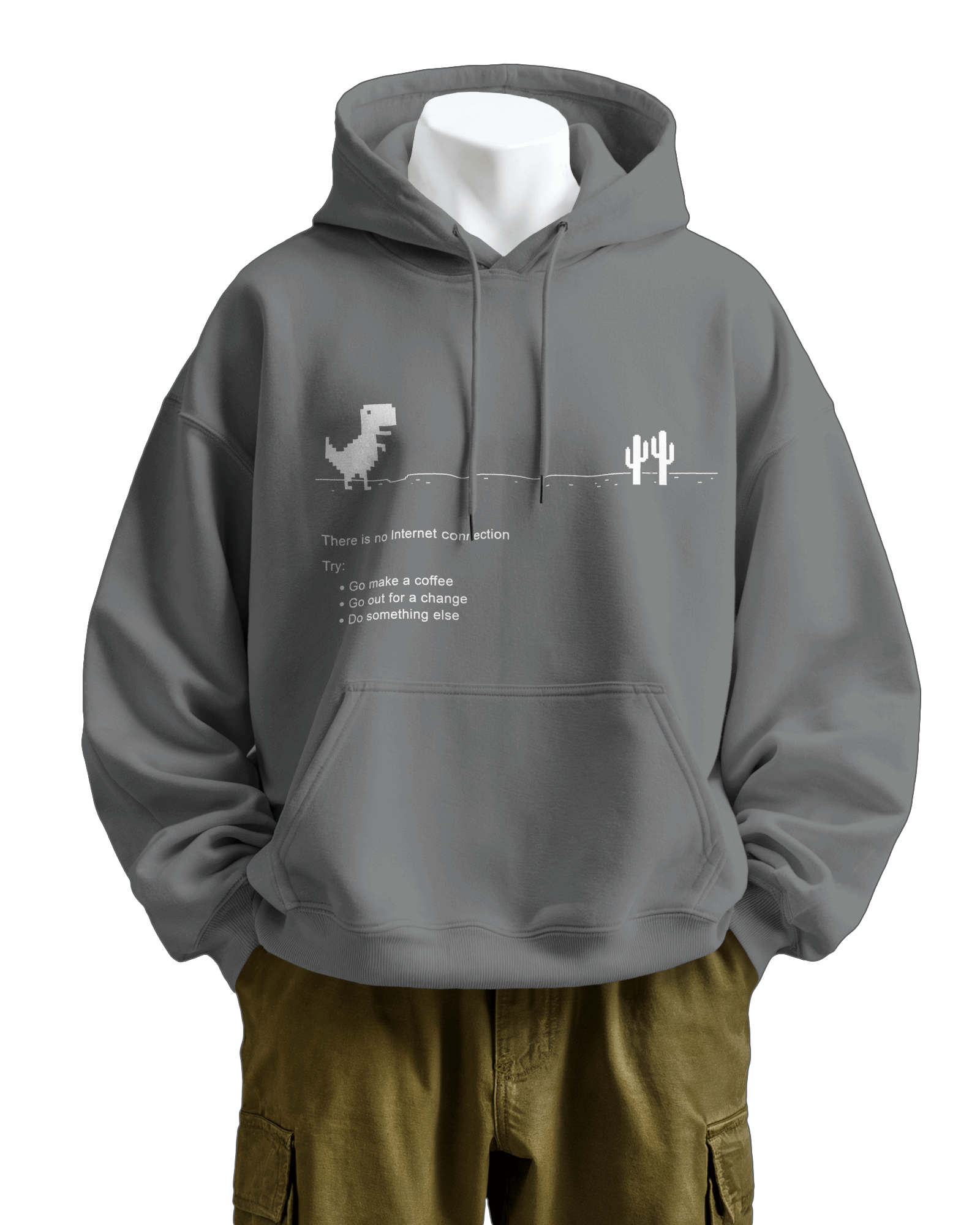 Retro Dinosaur Game Hoodie