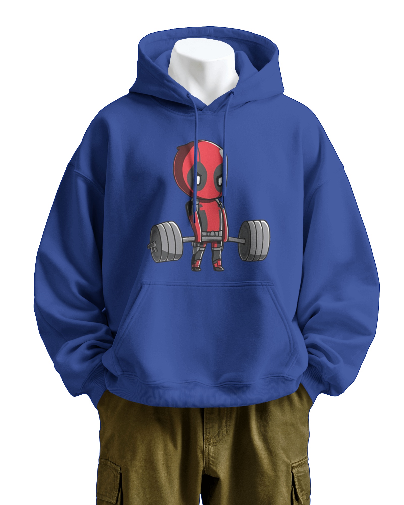 Minimalist Deadlift-Inspired Hoodie