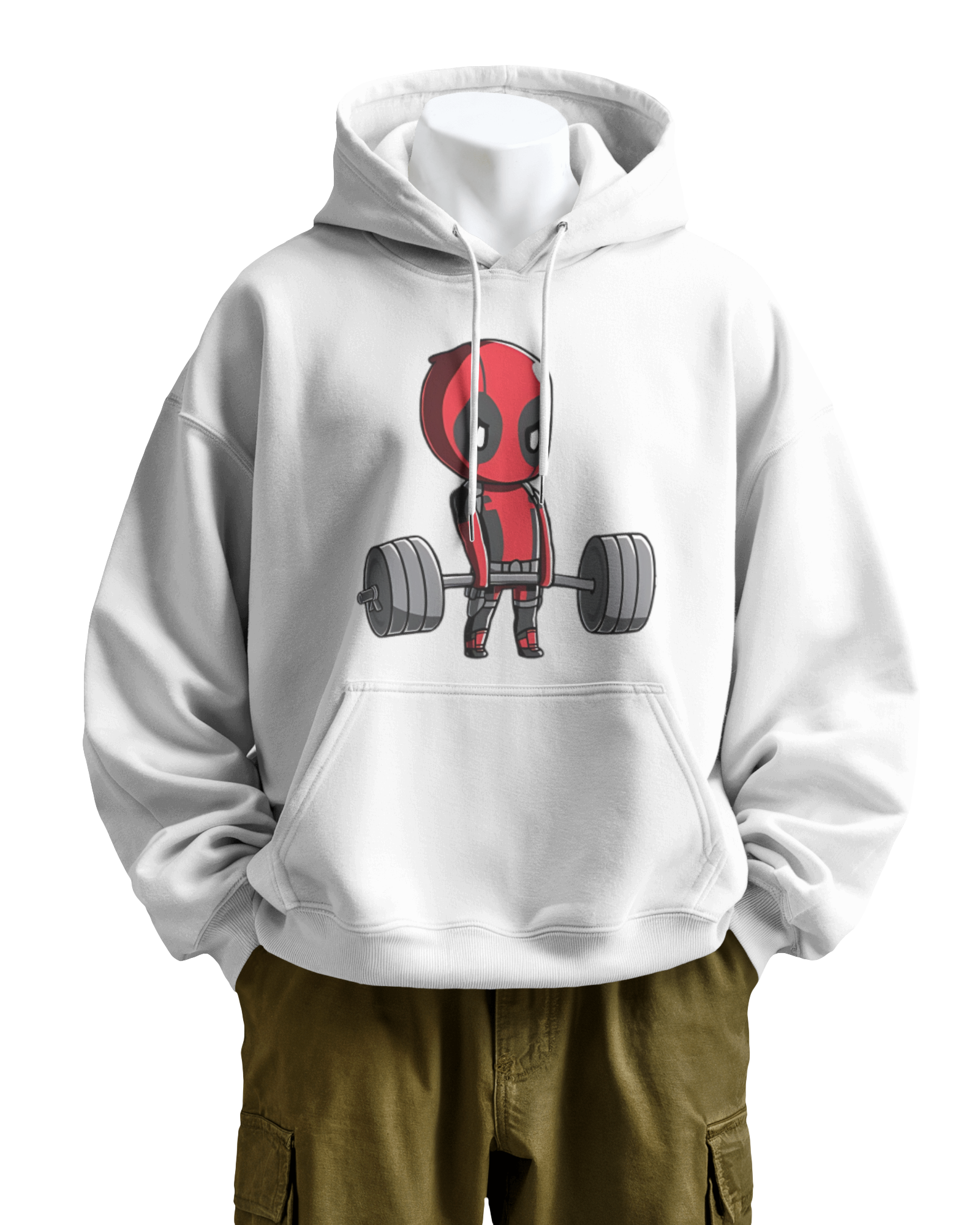 Minimalist Deadlift-Inspired Hoodie