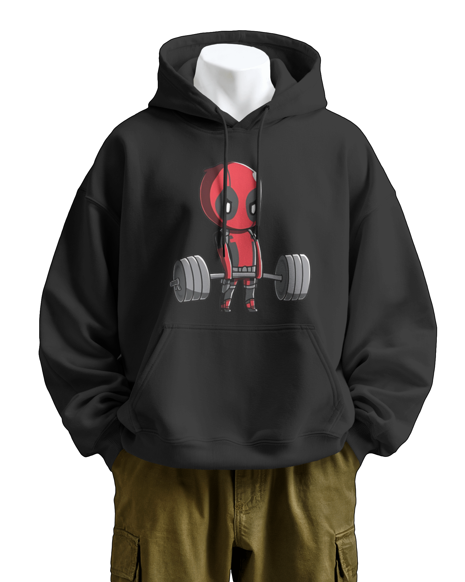Minimalist Deadlift-Inspired Hoodie