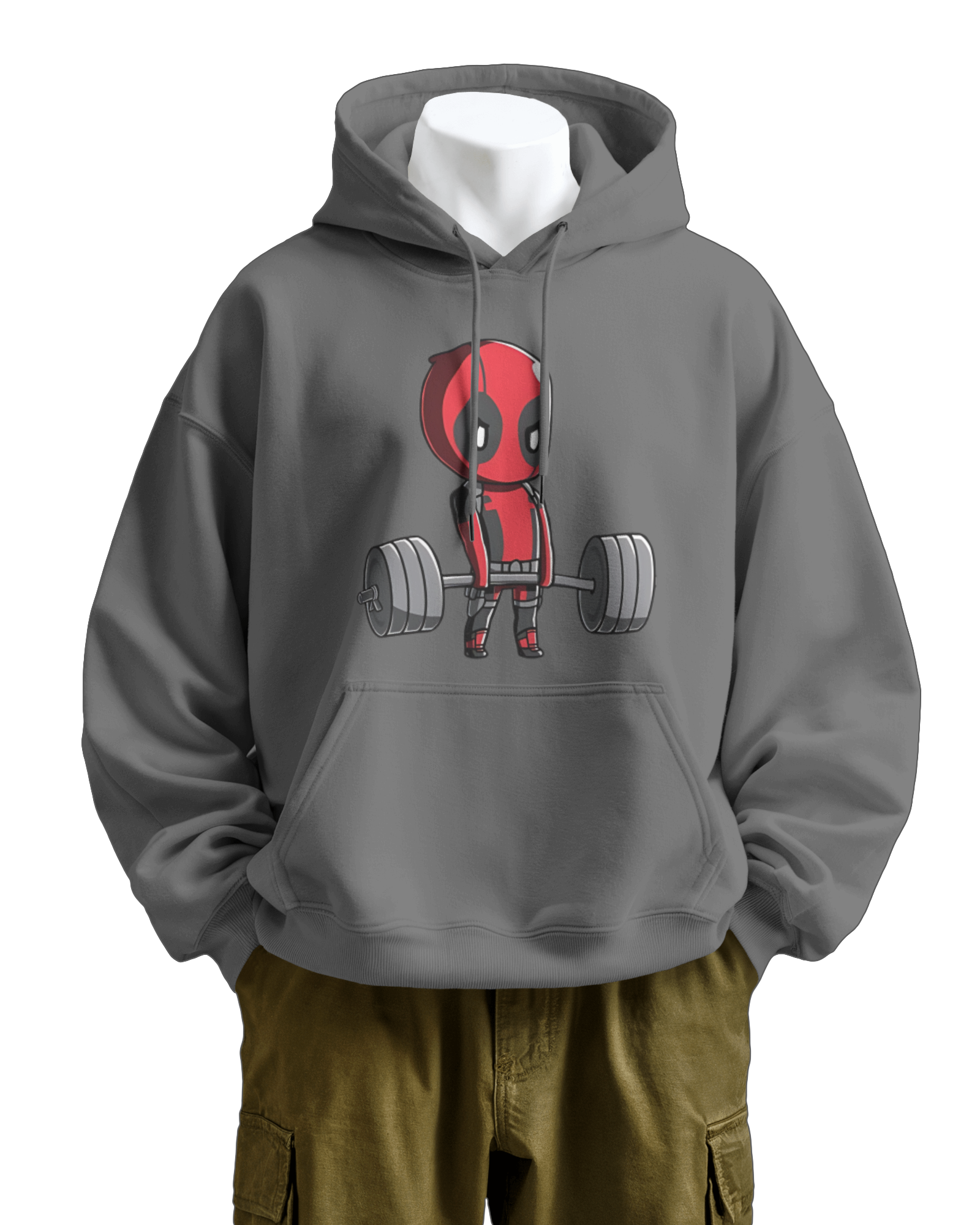 Minimalist Deadlift-Inspired Hoodie