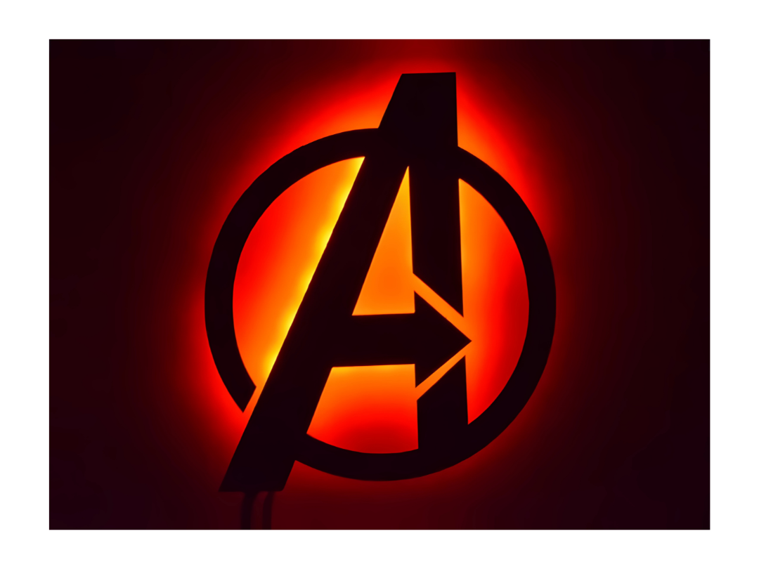 Avengers Logo LED Wall Light 