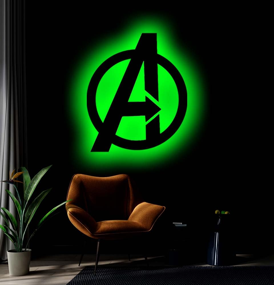Avengers Logo LED Wall Light 