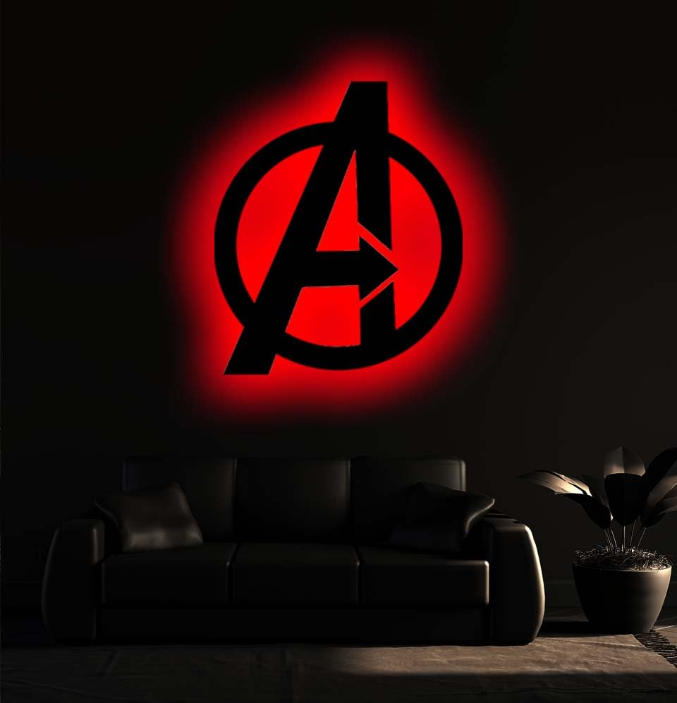 Avengers Logo LED Wall Light 