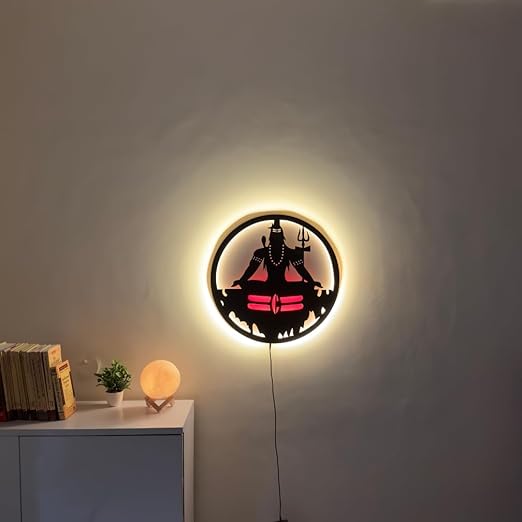 Mahadev Shiva LED Wall Art