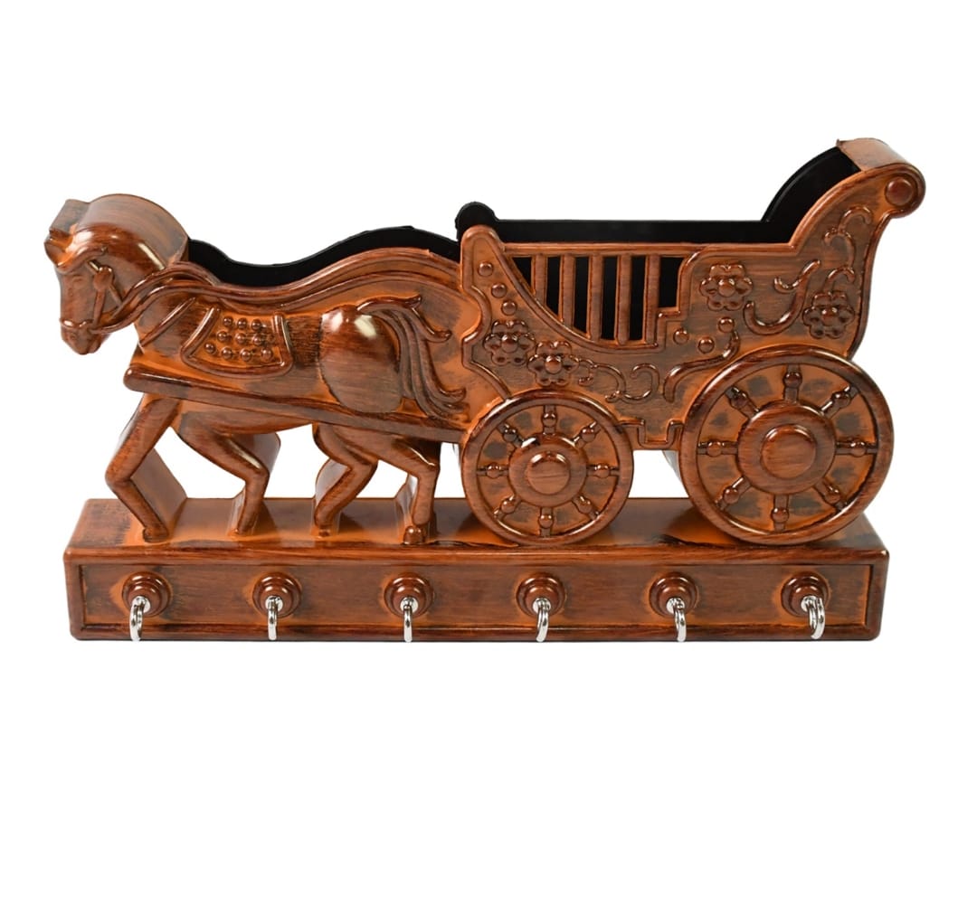 Plastic Rath Design Plastic 6 Hook Key Holder