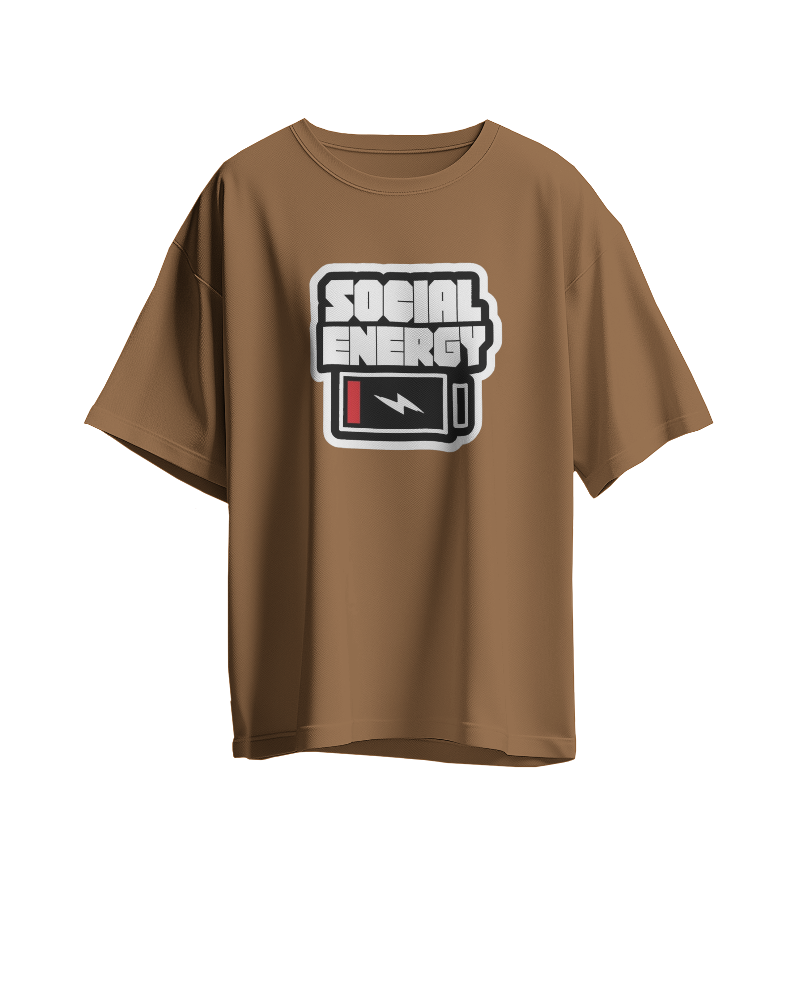 ‘Social Energy’ Low-Battery Graphic T-Shirt