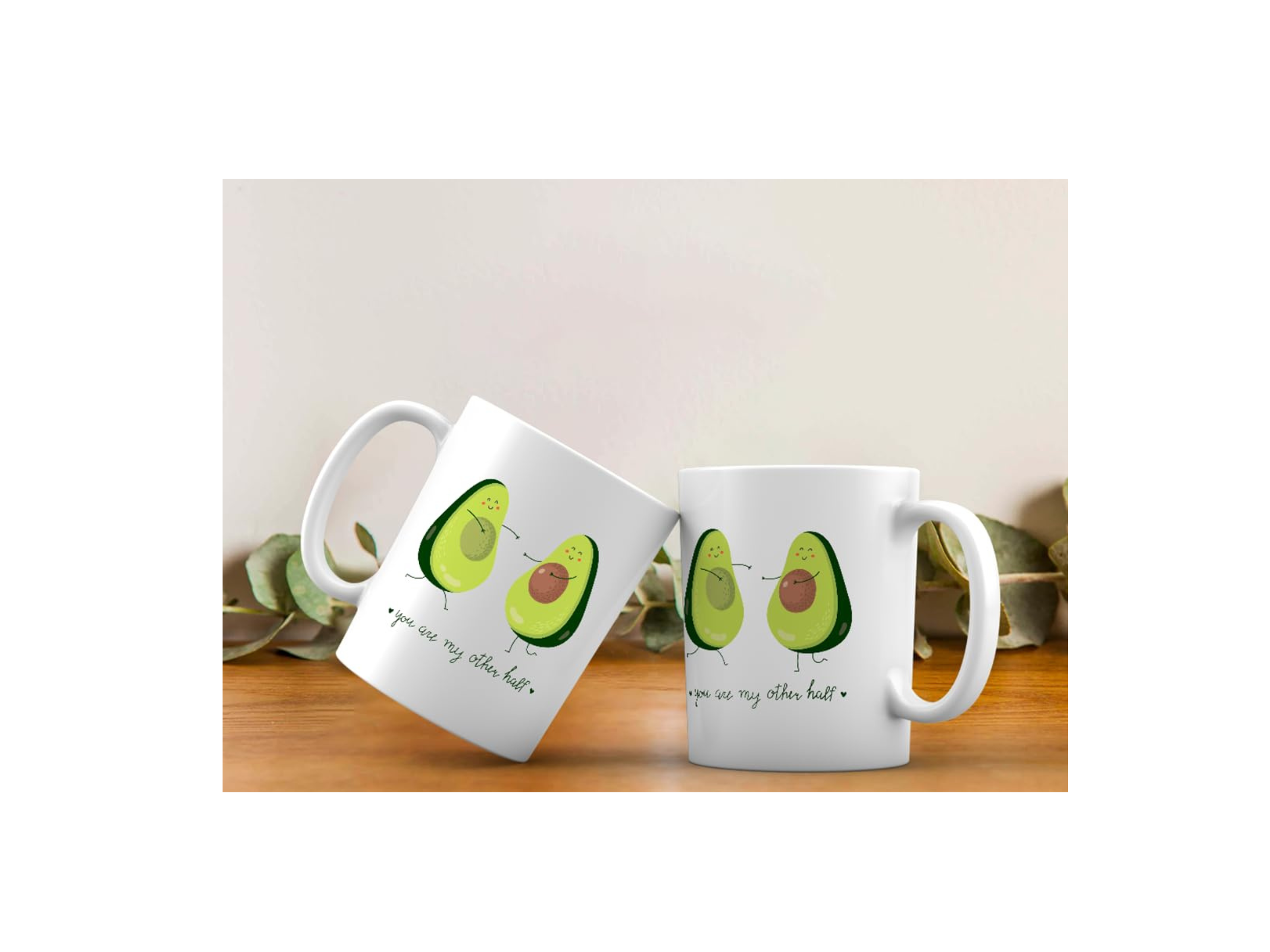 Avocado Couple Mugs
