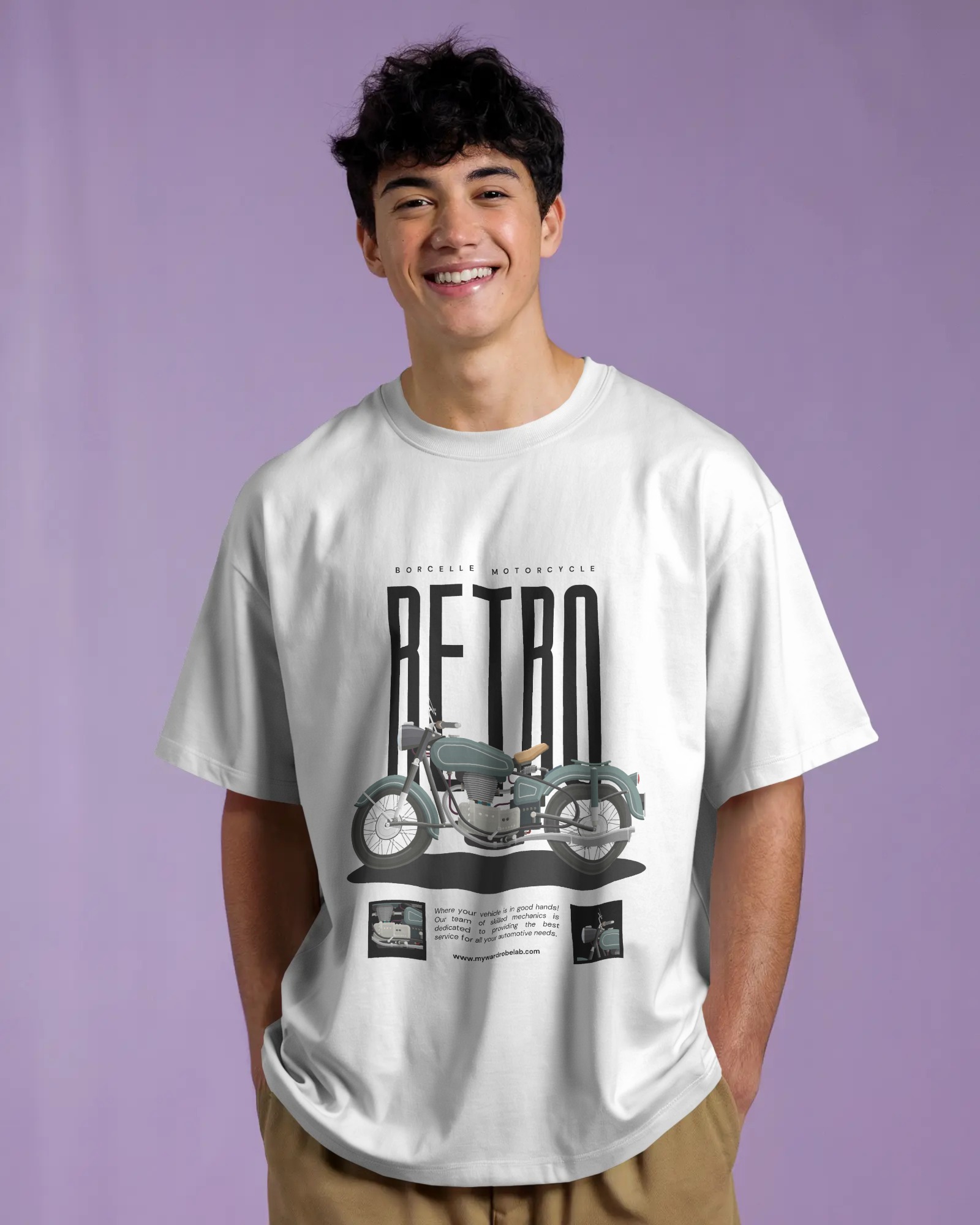 RETRO Motorcycle Graphic T-Shirt – Vintage Vibes Edition