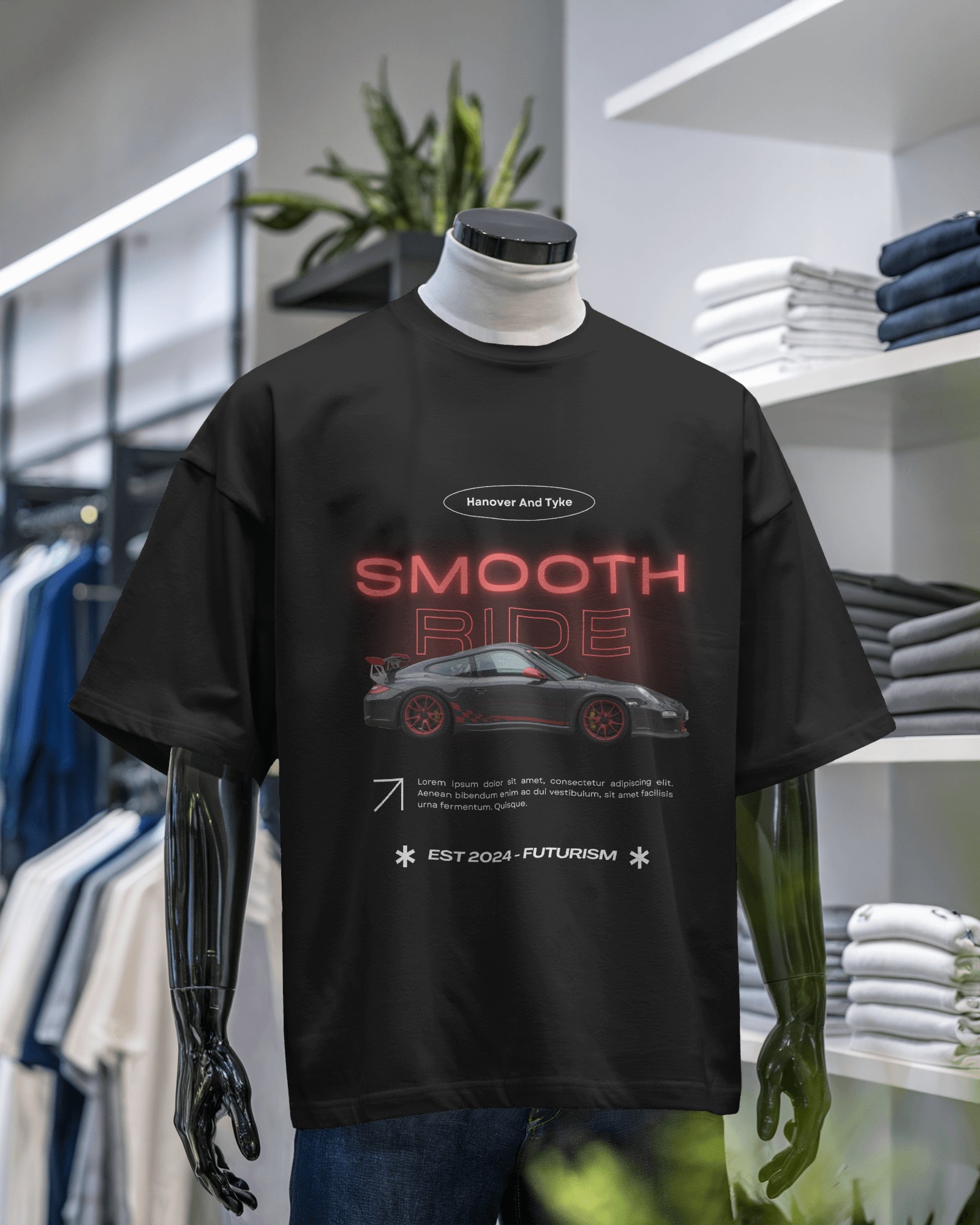 Smooth Ride Oversized T-Shirt – Urban Car Culture Streetwear for Petrolheads & Style Rebels