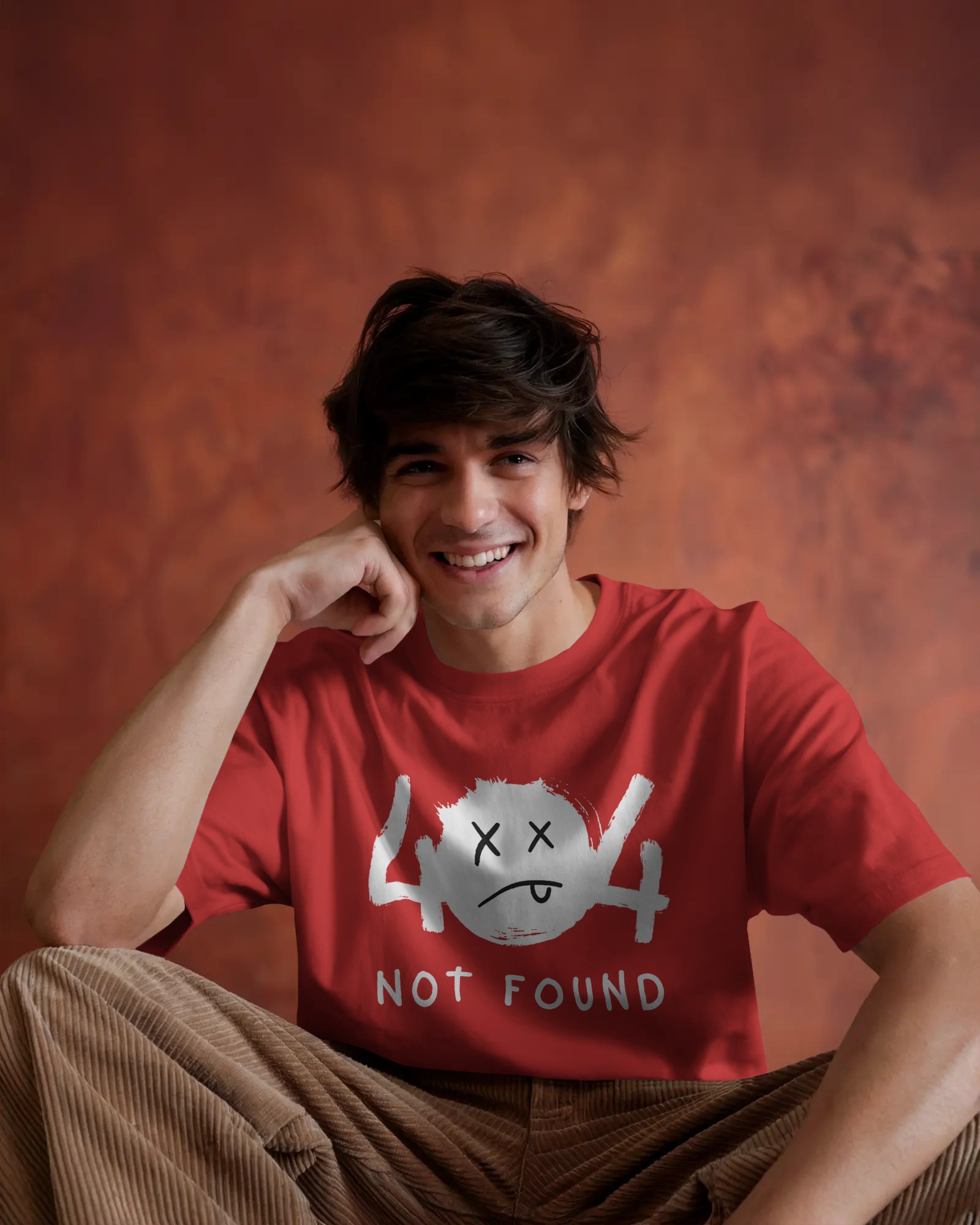 404 Not Found Oversized T-Shirt – Tech-Inspired Streetwear for Creators, Gamers & Geeks