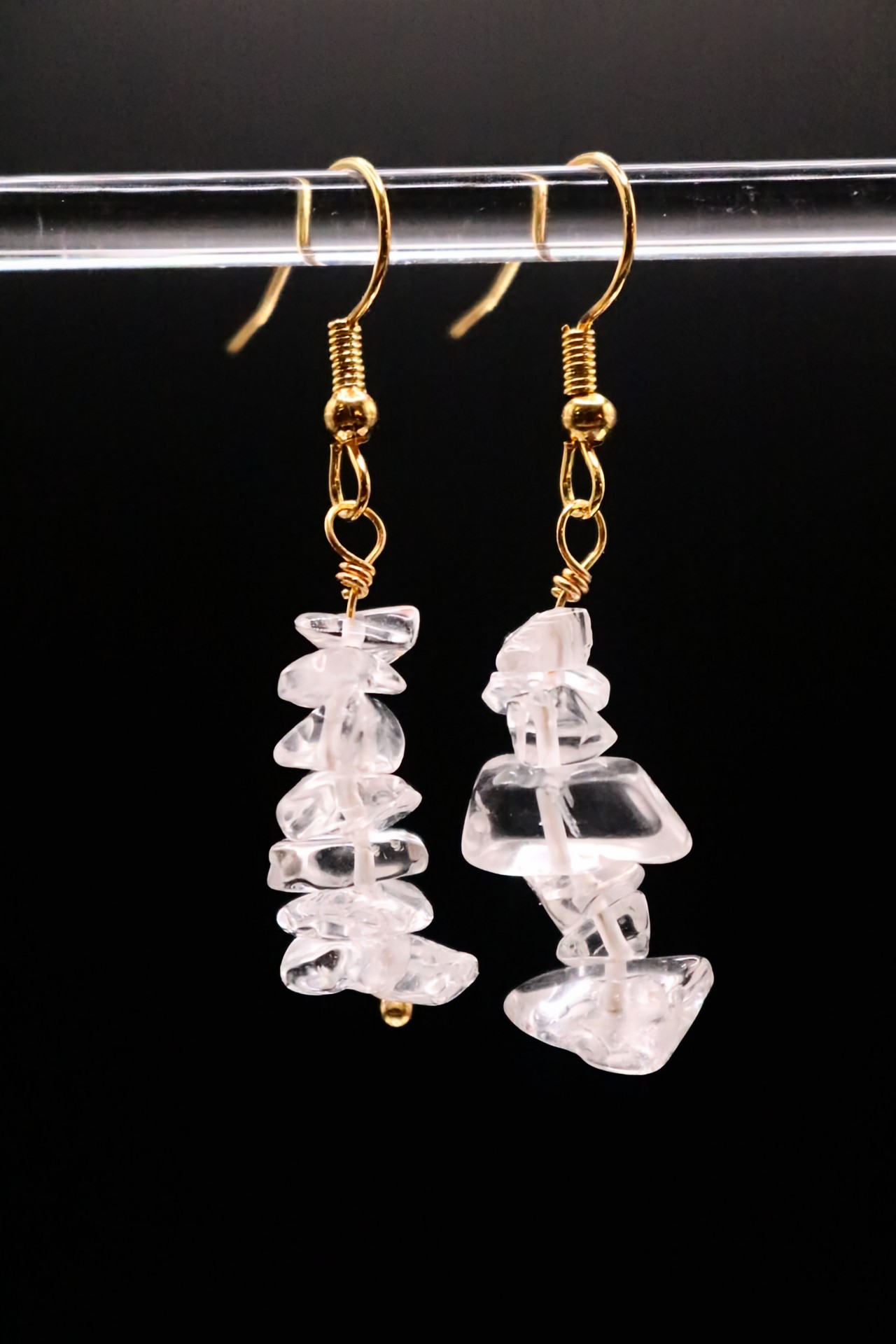 *Custom* Wire Wrapped Crystal Earrings