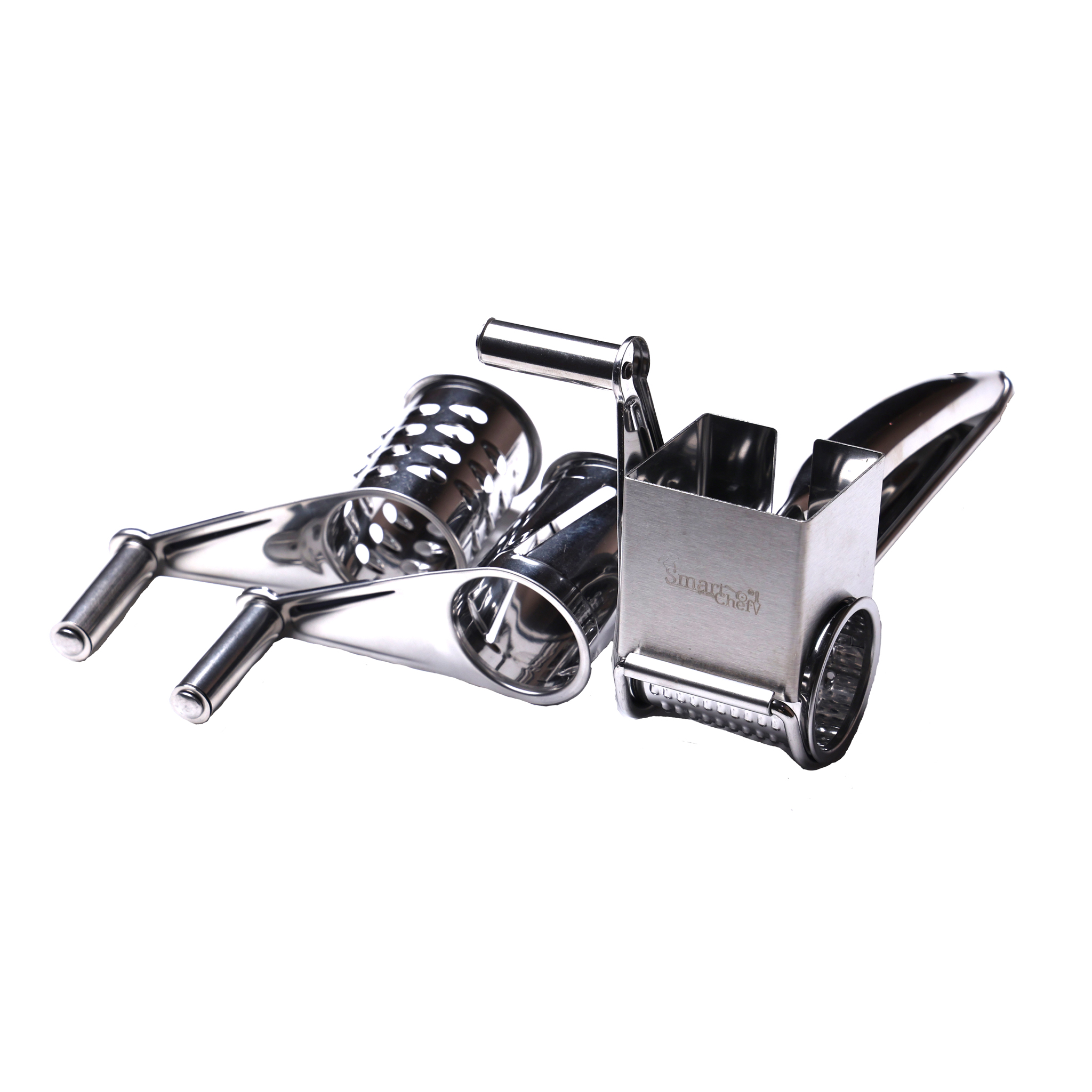 Rotary Grater with 3 Drums