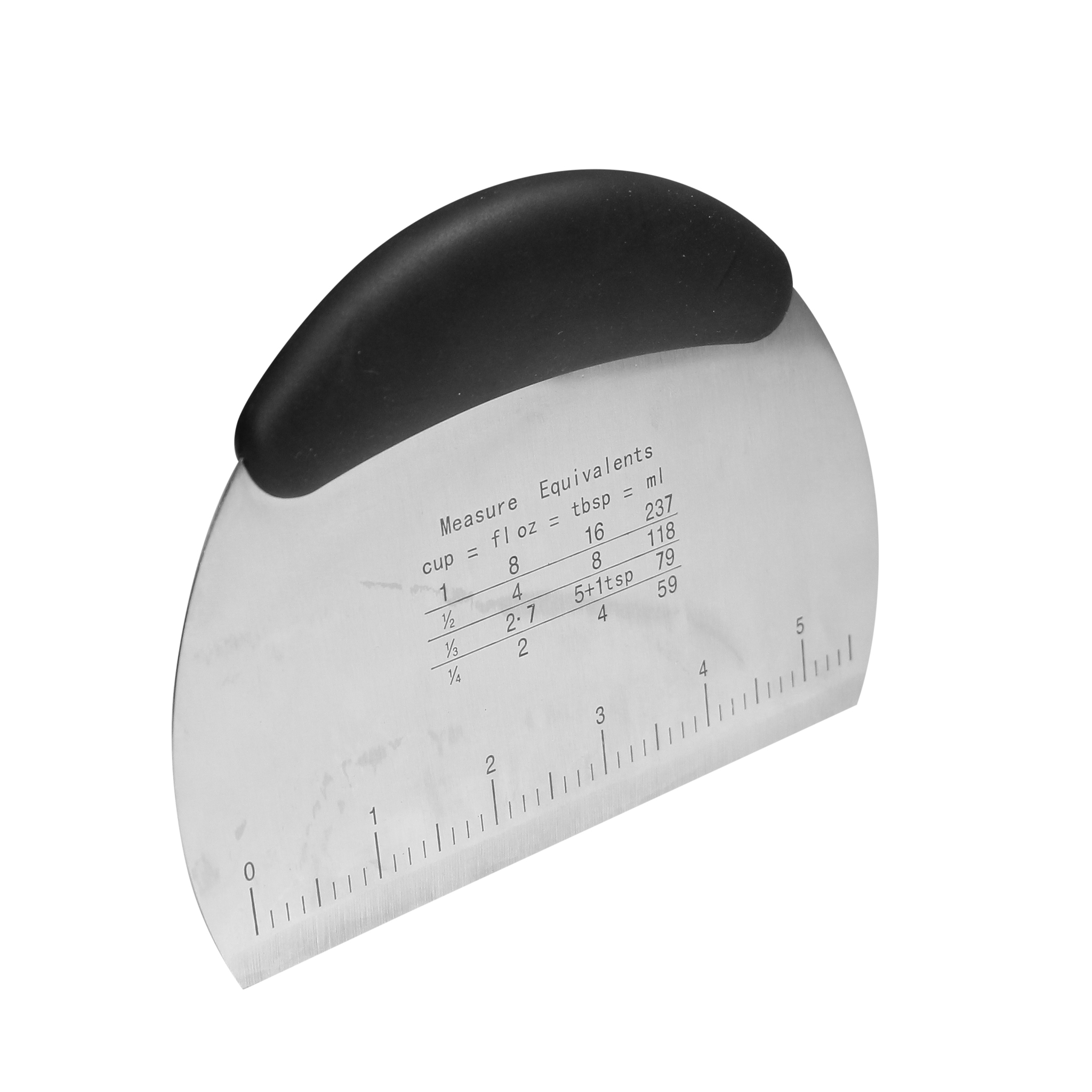 Stainless Steel Dough Scraper with Scale 