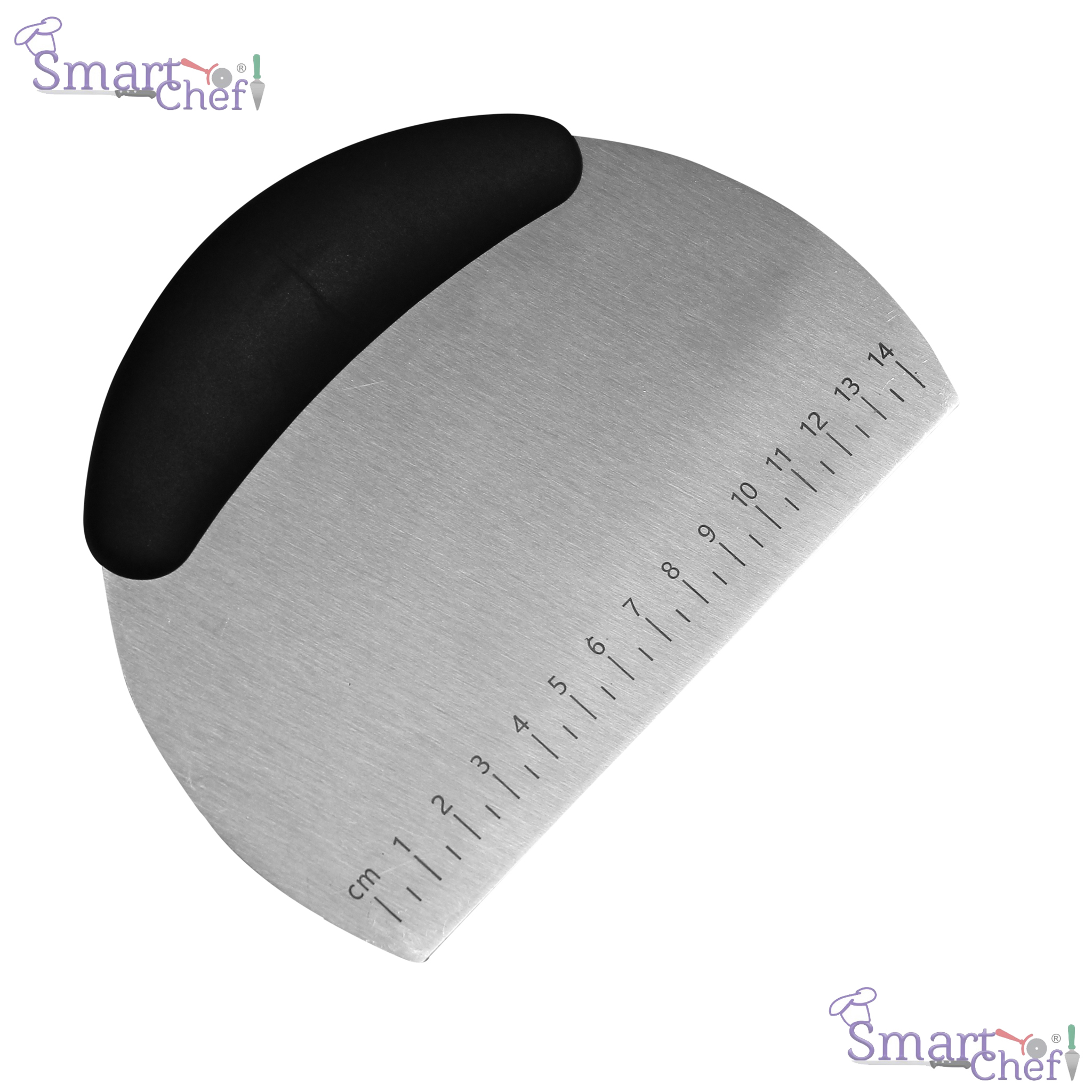 Stainless Steel Dough Scraper with Scale 