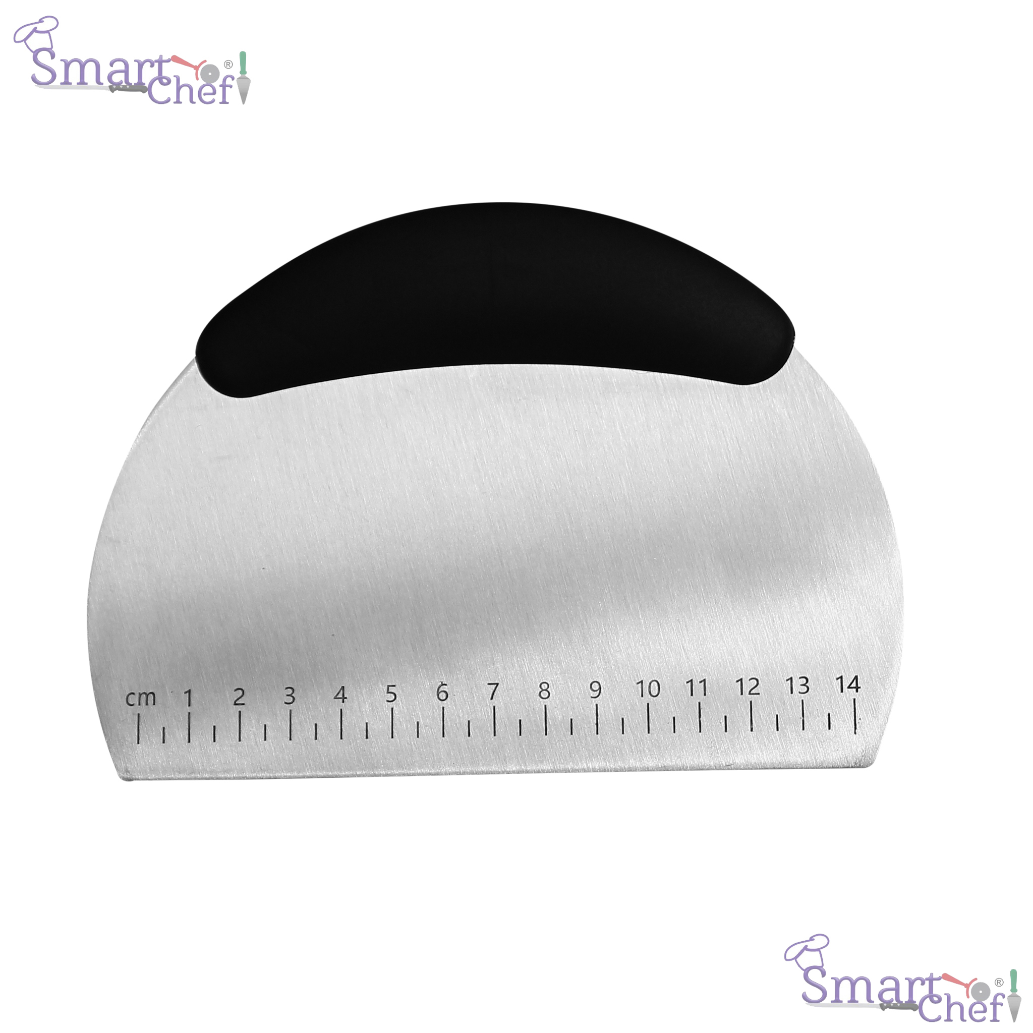 Stainless Steel Dough Scraper with Scale 