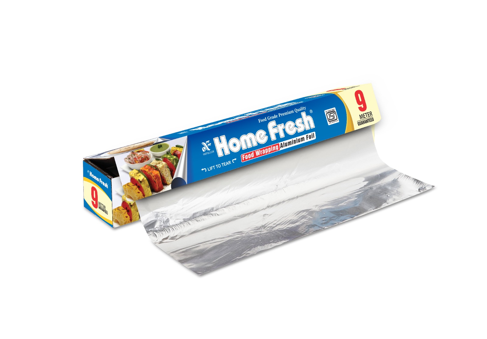 HomeFresh Combo Pack of 18 Meter Butter Paper & Aluminium Foil 09 Meters | Food Wrapping Paper | Parchment Paper | Roti Wrap | Perfect for Baking, Cooking, Packing and Serving Foods Style ID: HF-COMBO-B18-F-09