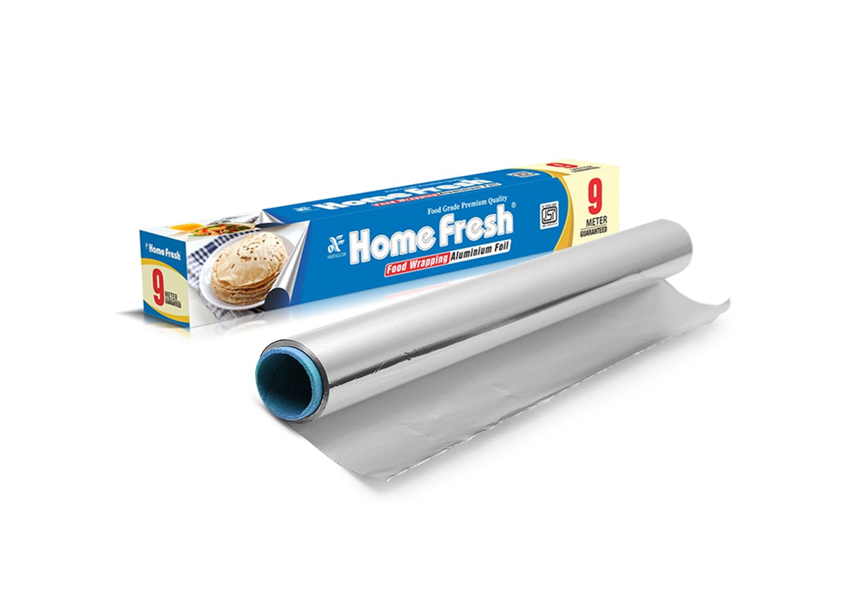 HomeFresh Combo Pack of 18 Meter Butter Paper & Aluminium Foil 09 Meters | Food Wrapping Paper | Parchment Paper | Roti Wrap | Perfect for Baking, Cooking, Packing and Serving Foods Style ID: HF-COMBO-B18-F-09