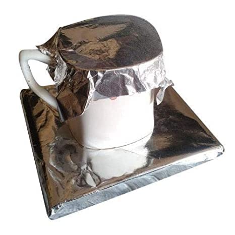 Homefresh Aluminium Foil Aluminium Lid Juice Cup Cover (200 Sheet)