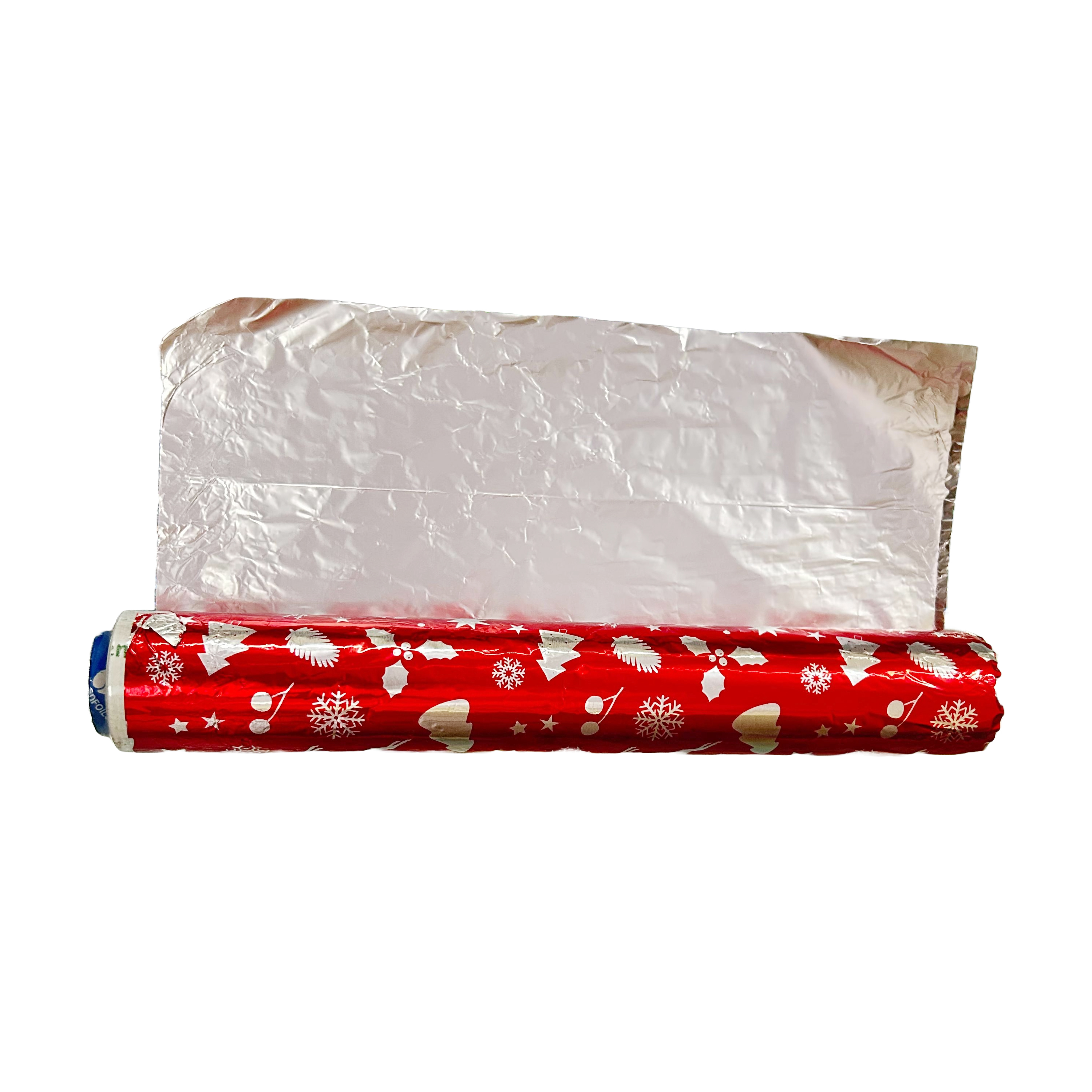 Homefresh Christmas-Themed Food Wrapping Aluminum Foil – 18m Roll for Holiday Freshness