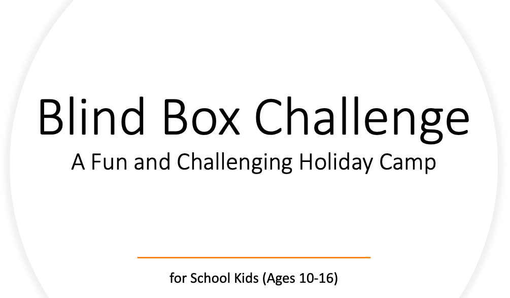 Blind Box Challenge - Camp 1 16-17 Dec & Camp 2 18-19 Dec