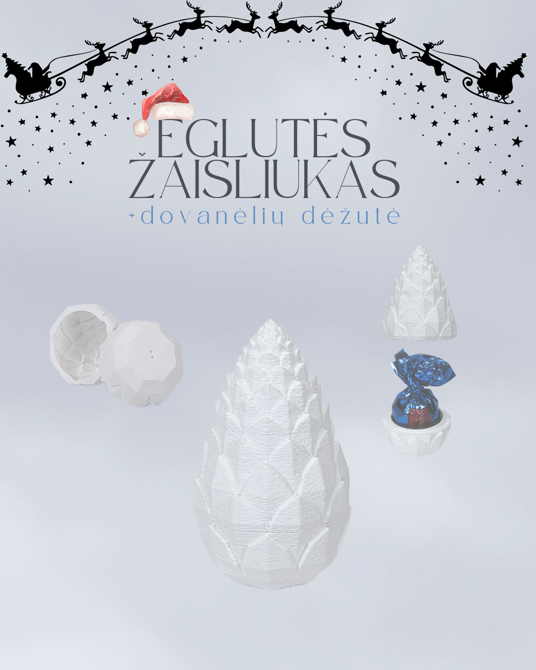 EGLUTĖS ŽAISLIUKAS - DOVANĖLIŲ DĖŽUTĖ