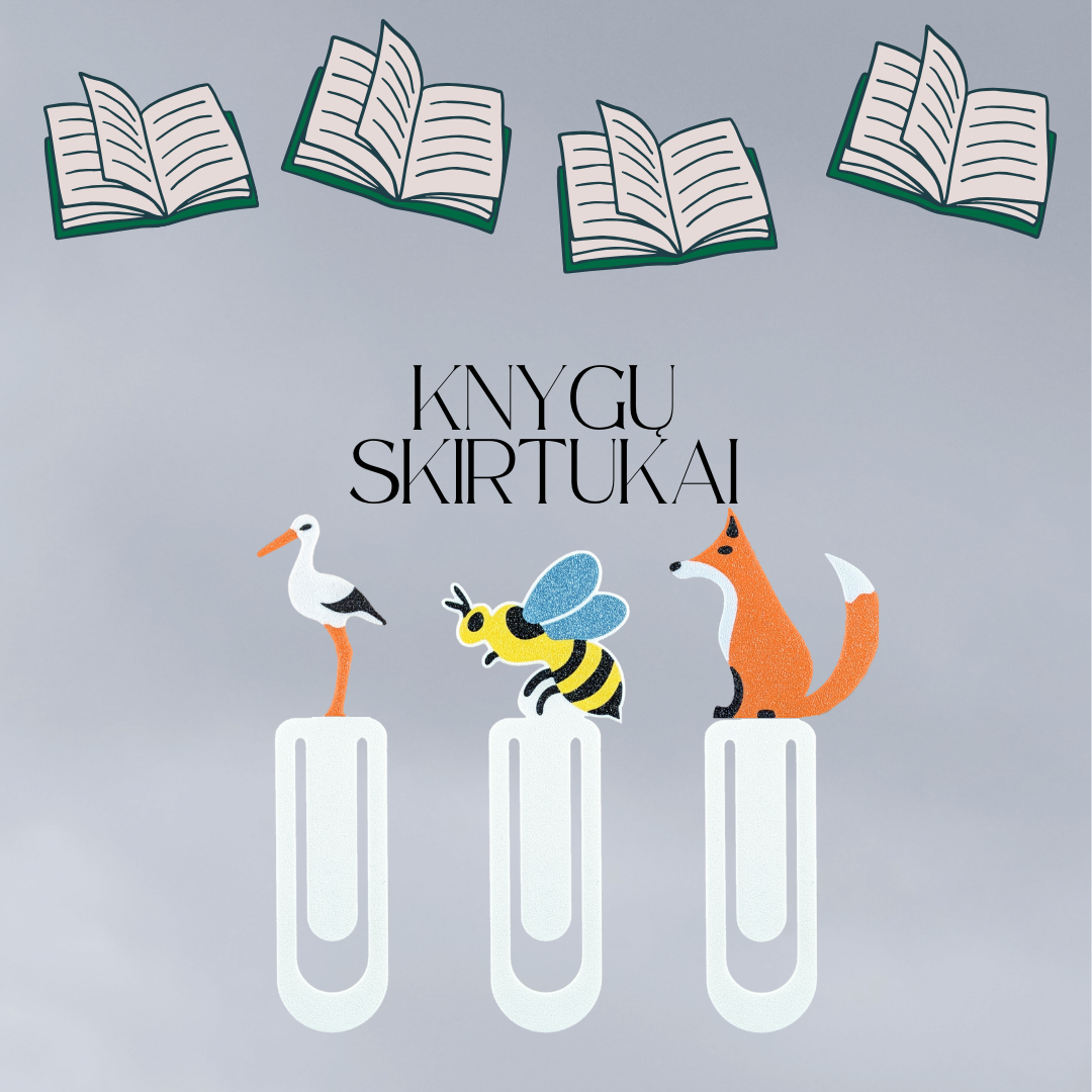 Knygų skirtukų rinkinys - GYVŪNAI (darželinukų išleistuvės)