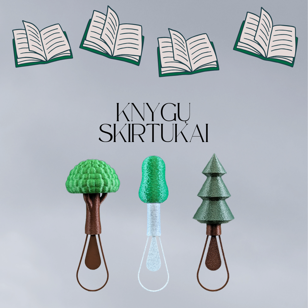 Knygų skirtukai - MEDŽIAI