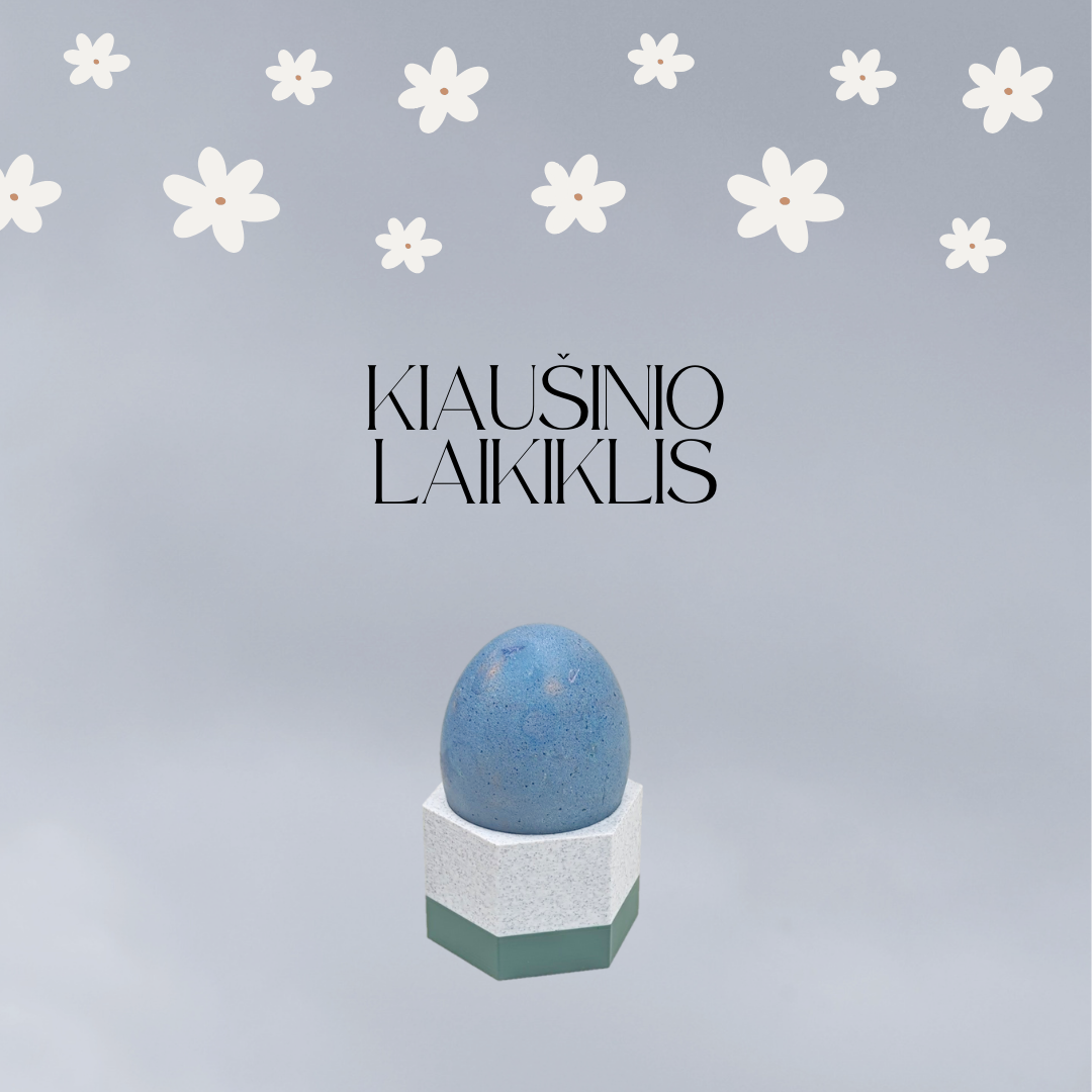 Kiaušinio laikiklis - ŠEŠIAKAMPIS