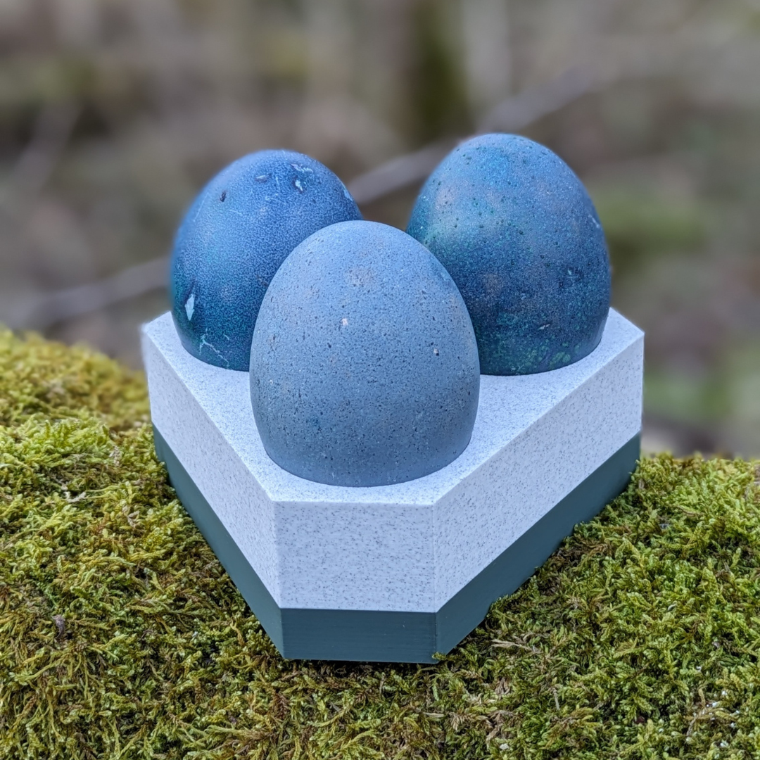 Kiaušinių laikiklis - 3 MARGUČIAMS