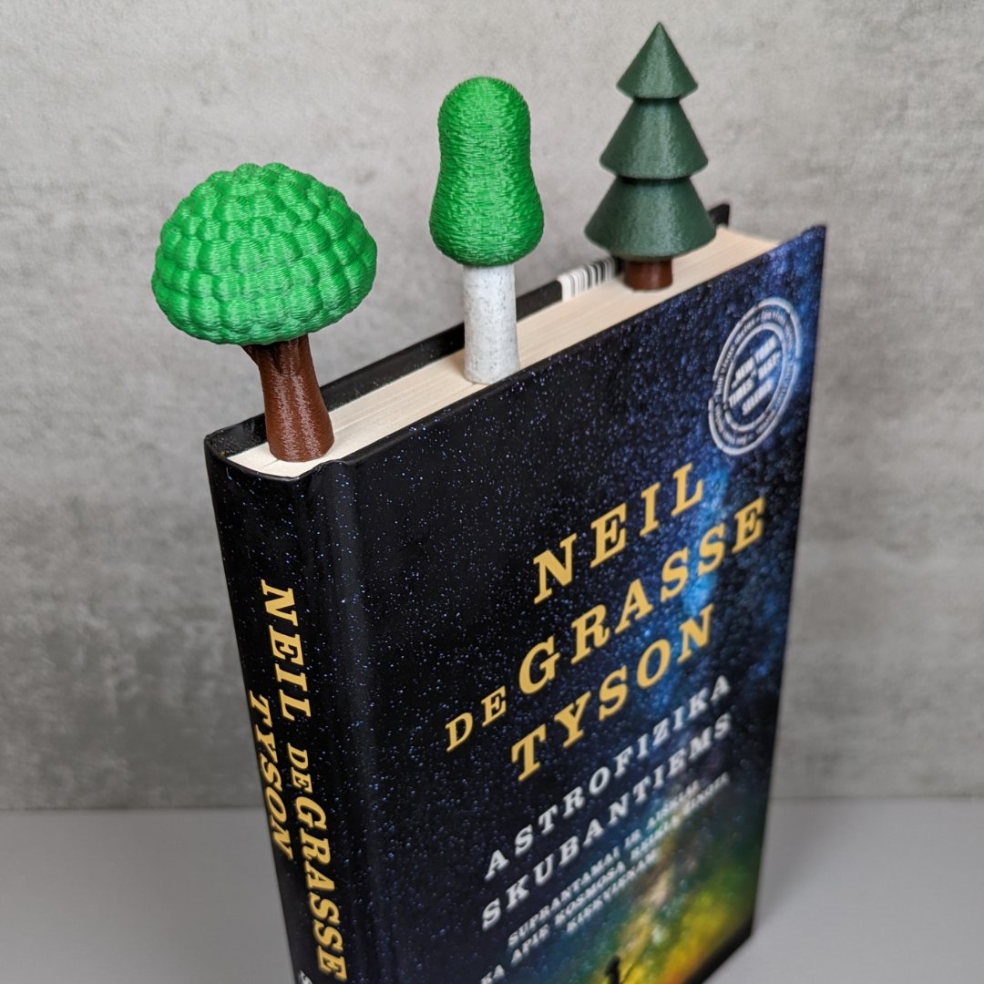 Knygų skirtukai - MEDŽIAI