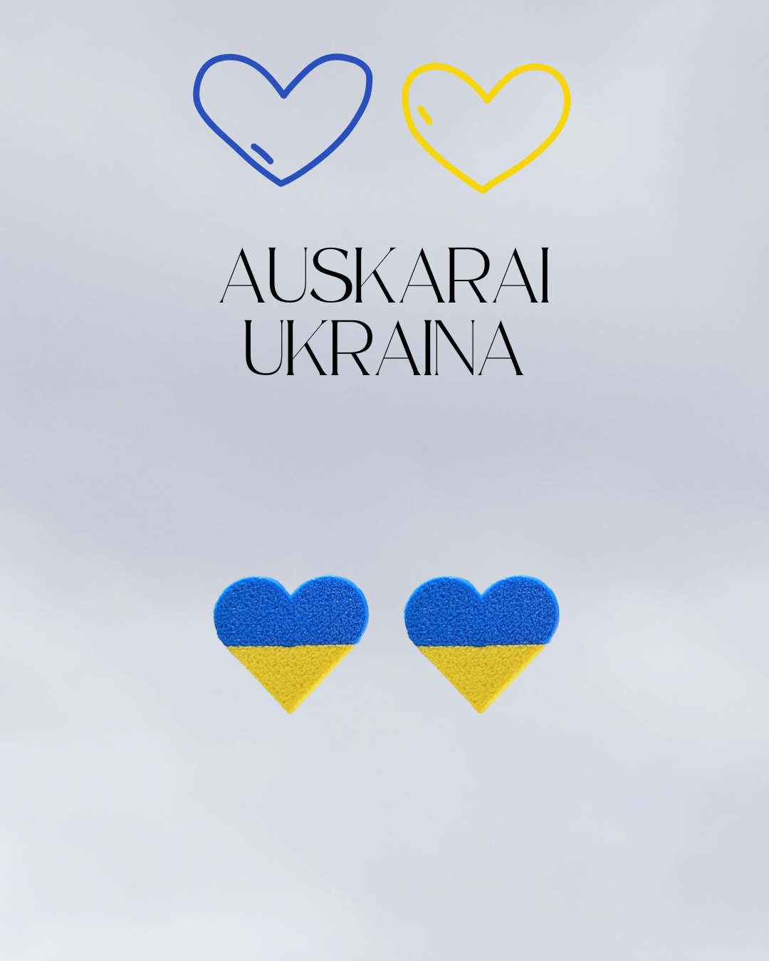 Auskarai - UKRAINA