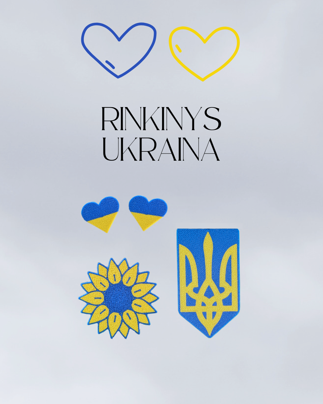 Atributikos rinkinys - UKRAINA