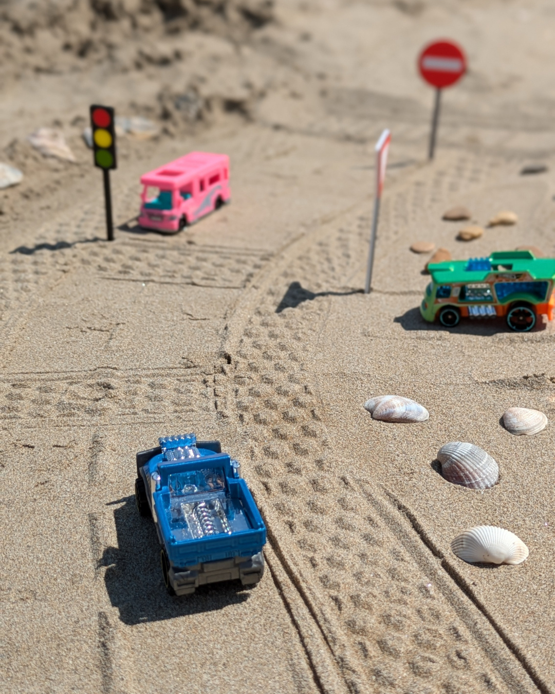 Smėlio žaislas - ŠVIESOFORAS