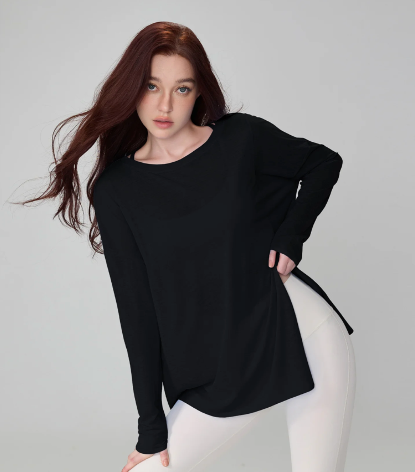 T-Shirt manica lunga mesh