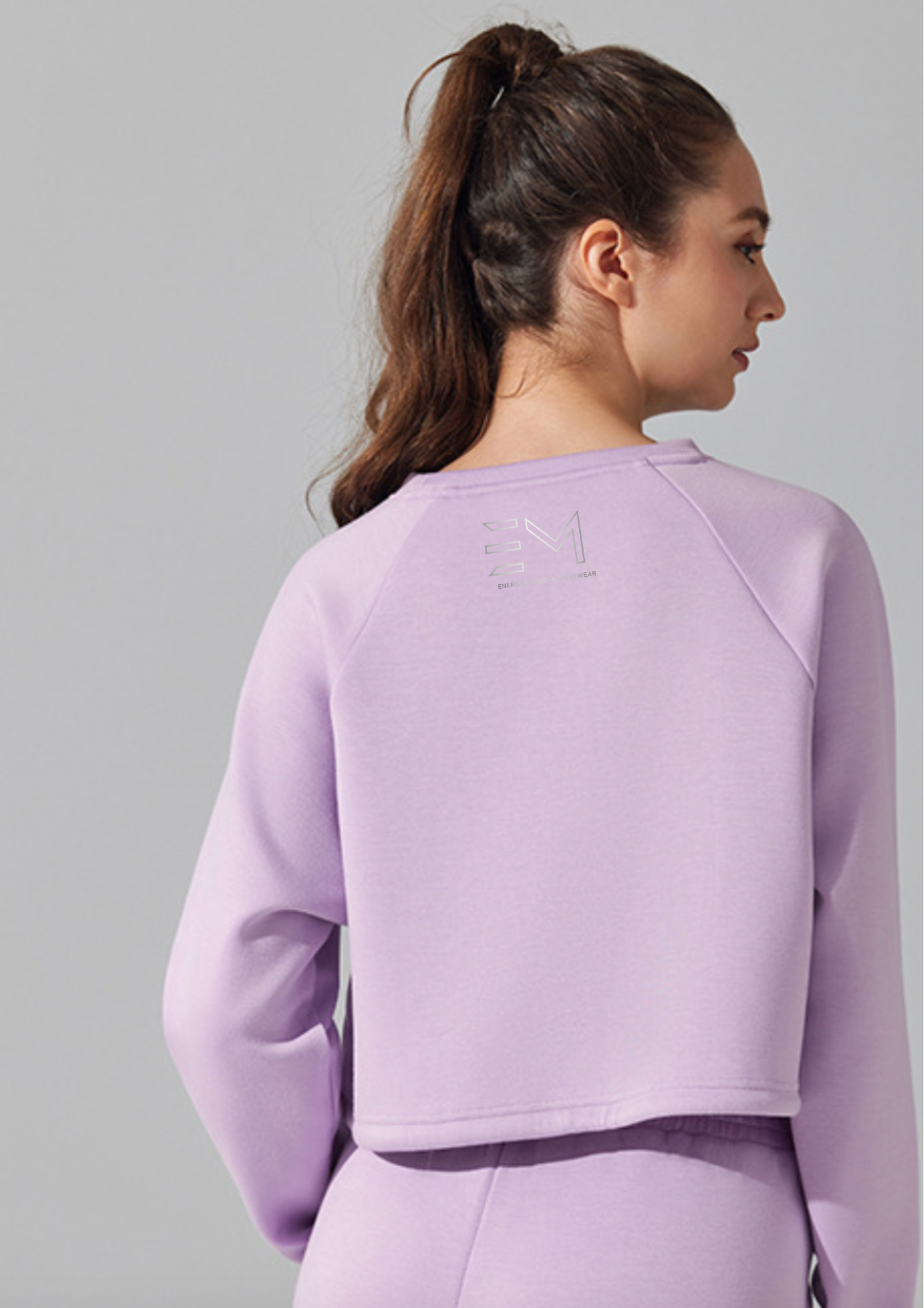 Green Cropped Sweatshirt