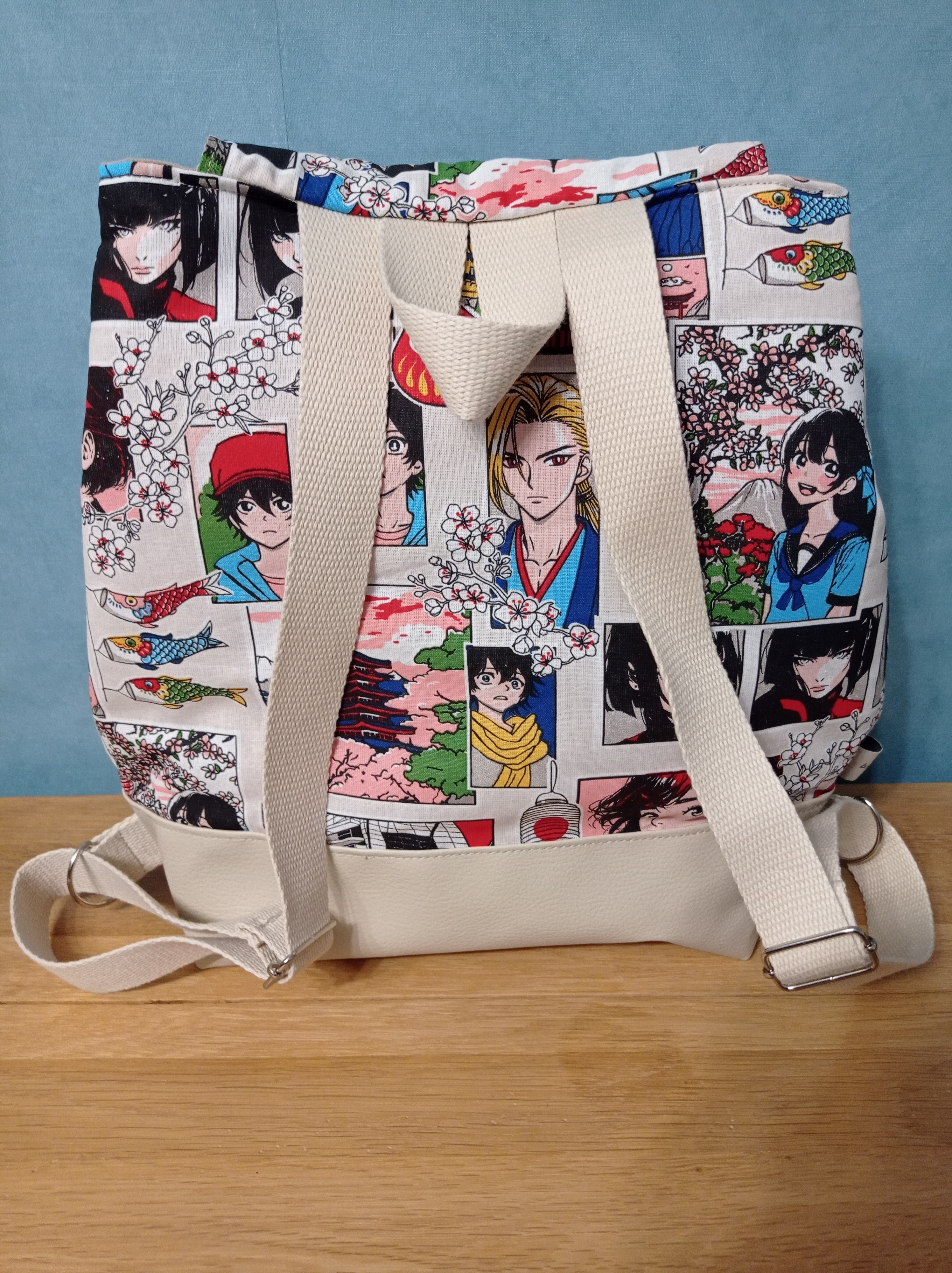 Sac à dos Manga Tokyo Beige