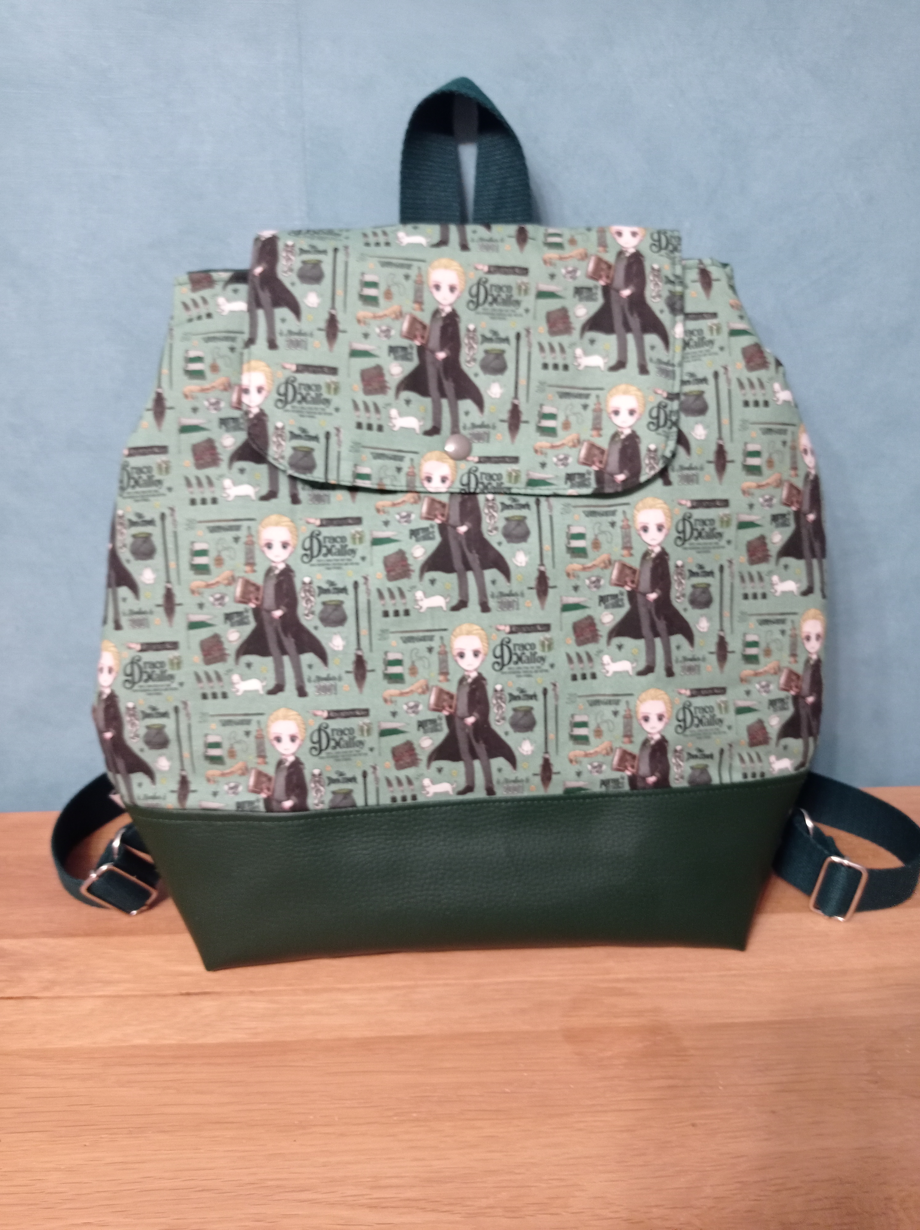 Sac à dos  Harry Potter vert  