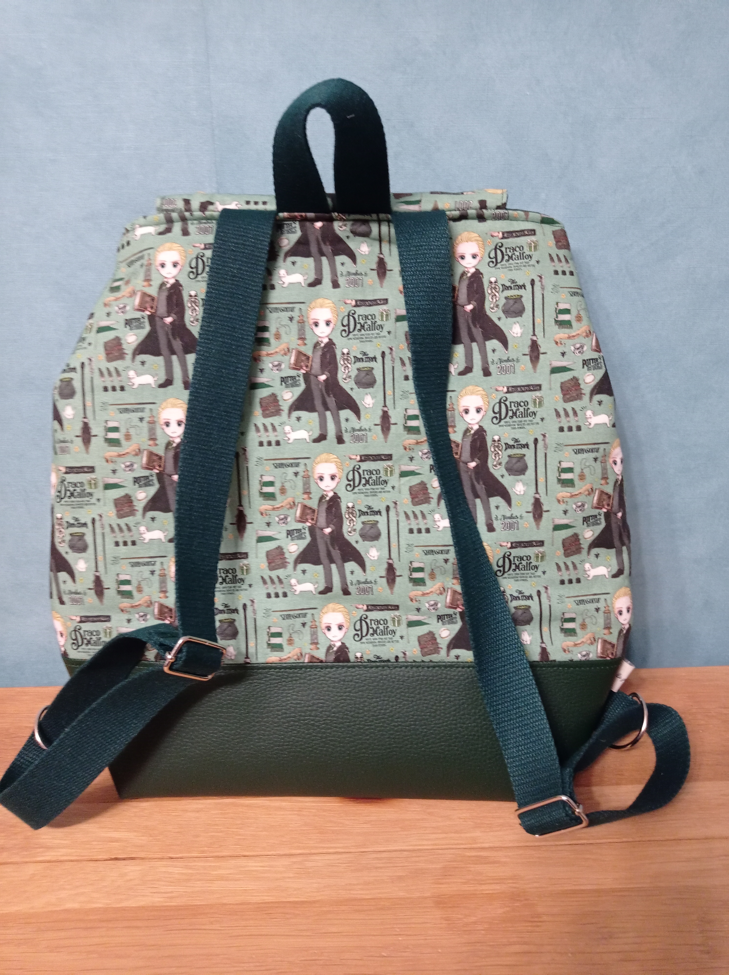 Sac à dos  Harry Potter vert  