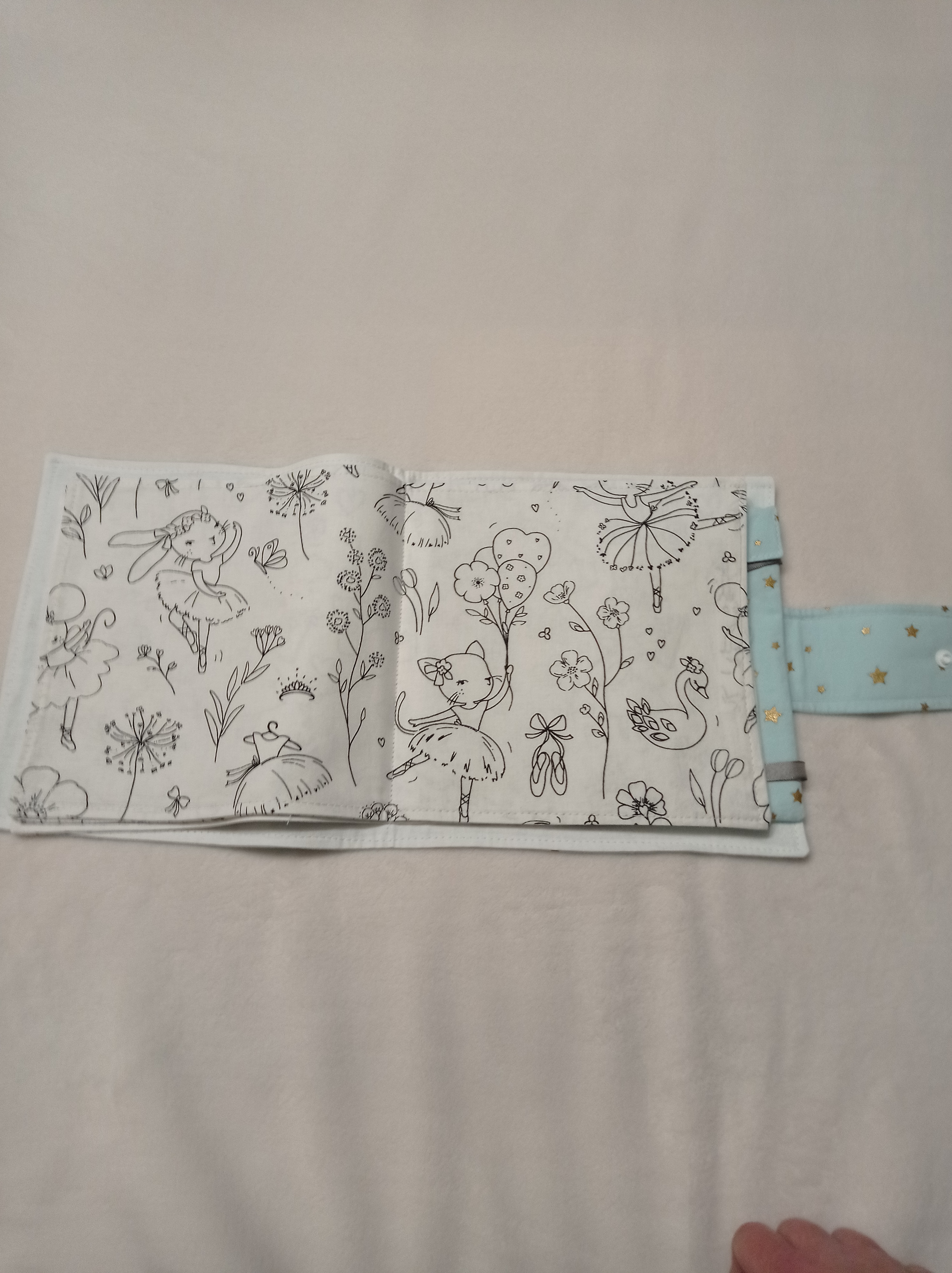 Livre à colorier étoile  lavable